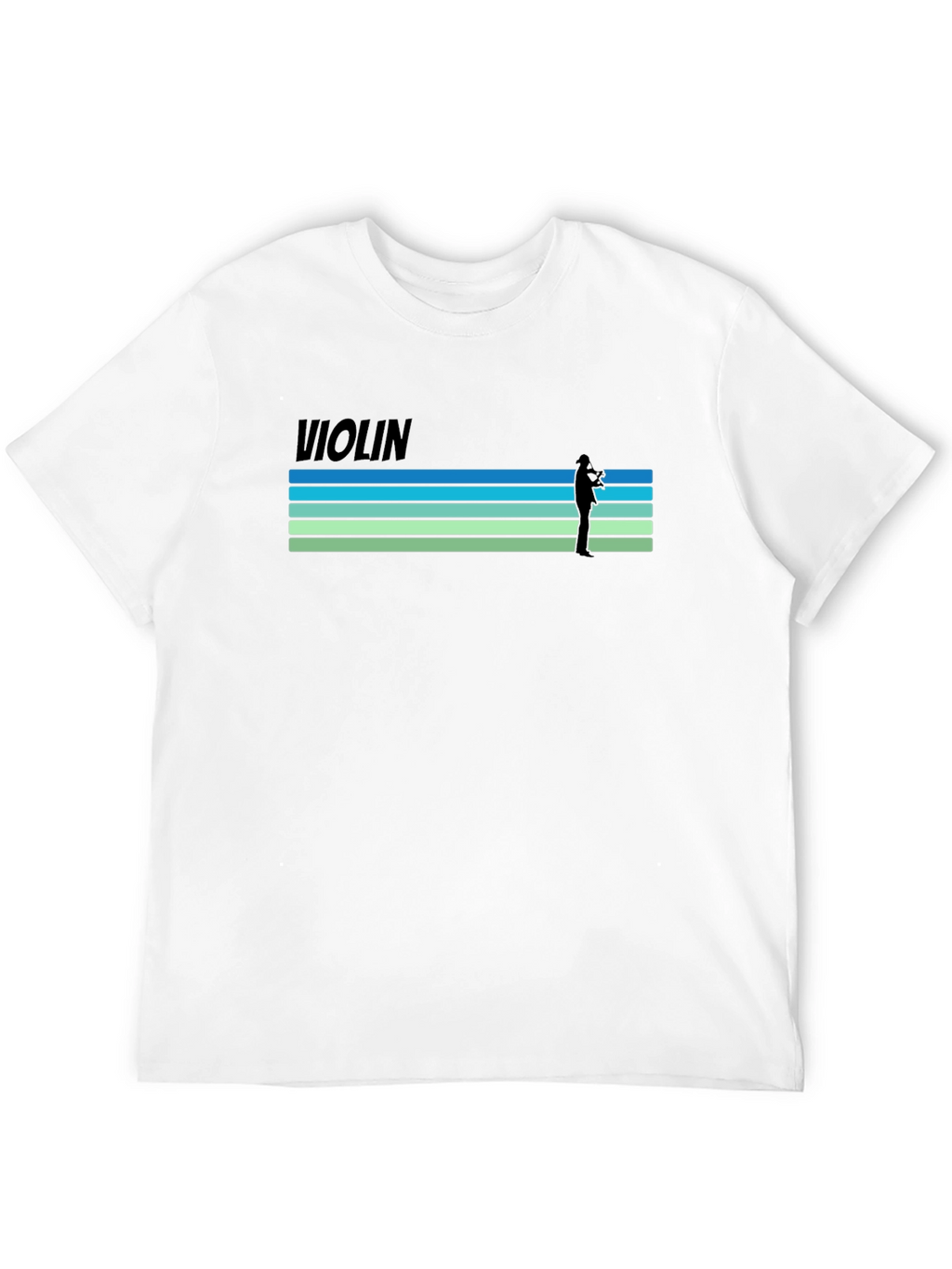 Violin Player Graphic T-Shirt - Retro Style Tee