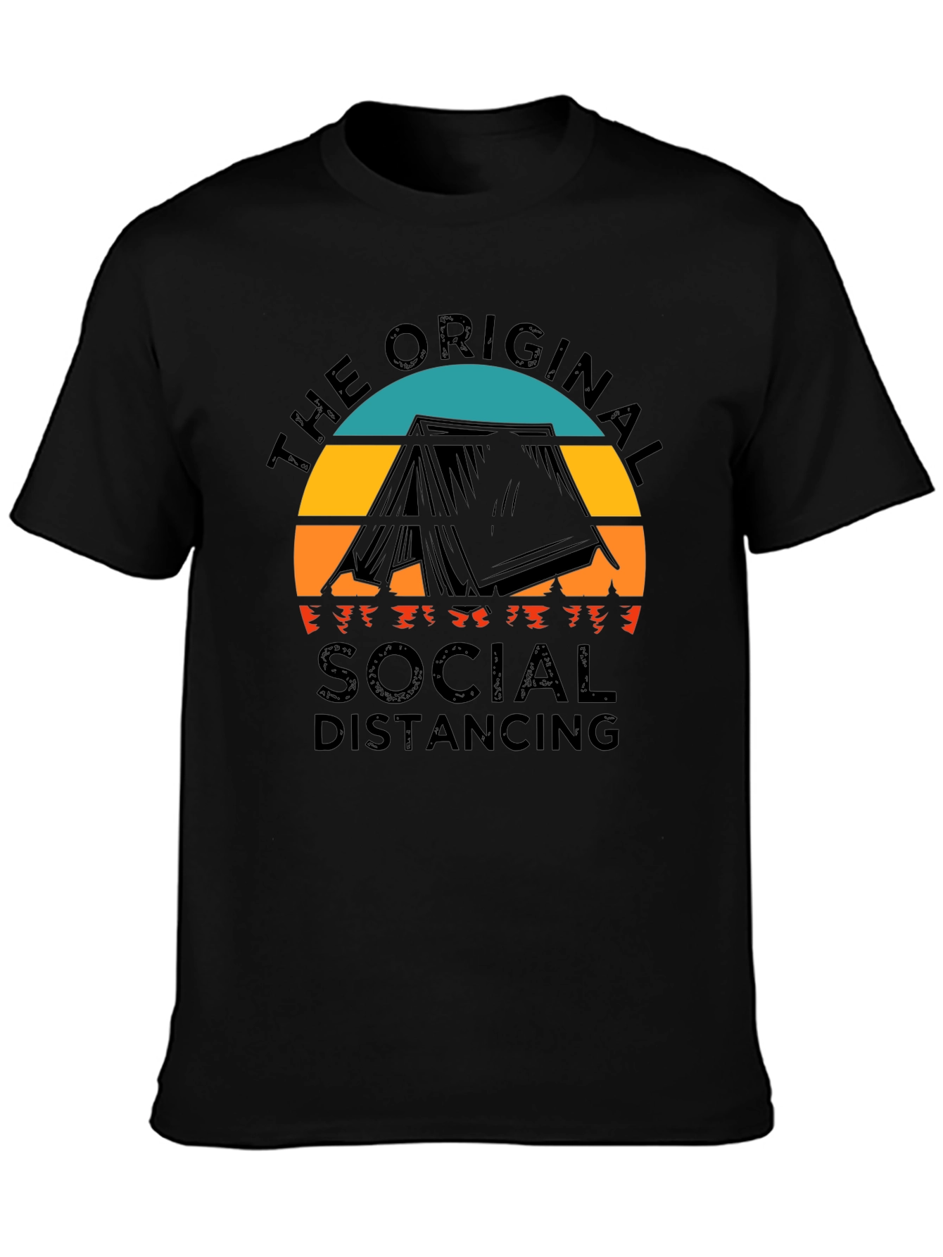 The Original Social Distancing Camping T-Shirt