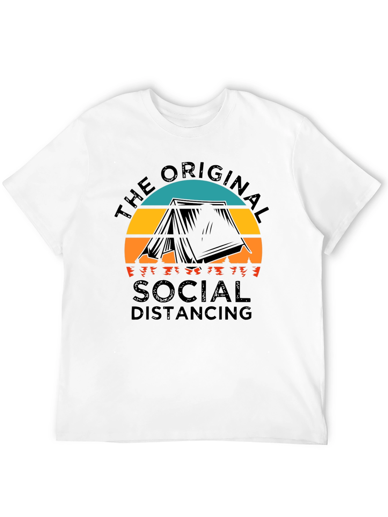 The Original Social Distancing Camping T-Shirt