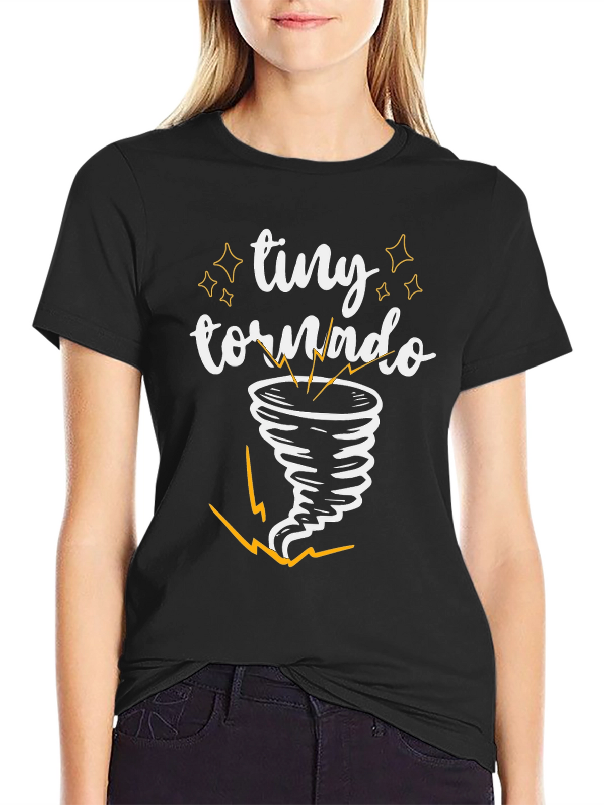 Tiny Tornado Graphic Tee - Soft Cotton Blend