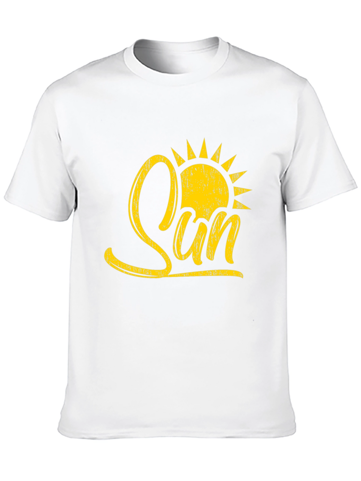 Sunshine Graphic Black T-Shirt for Men