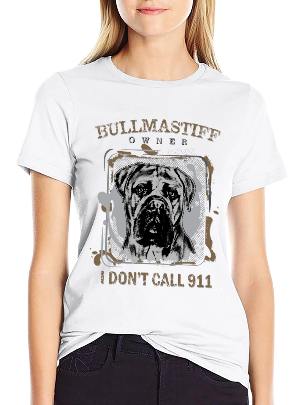 Bullmastiff Owner T-Shirt - I Dont Call 911