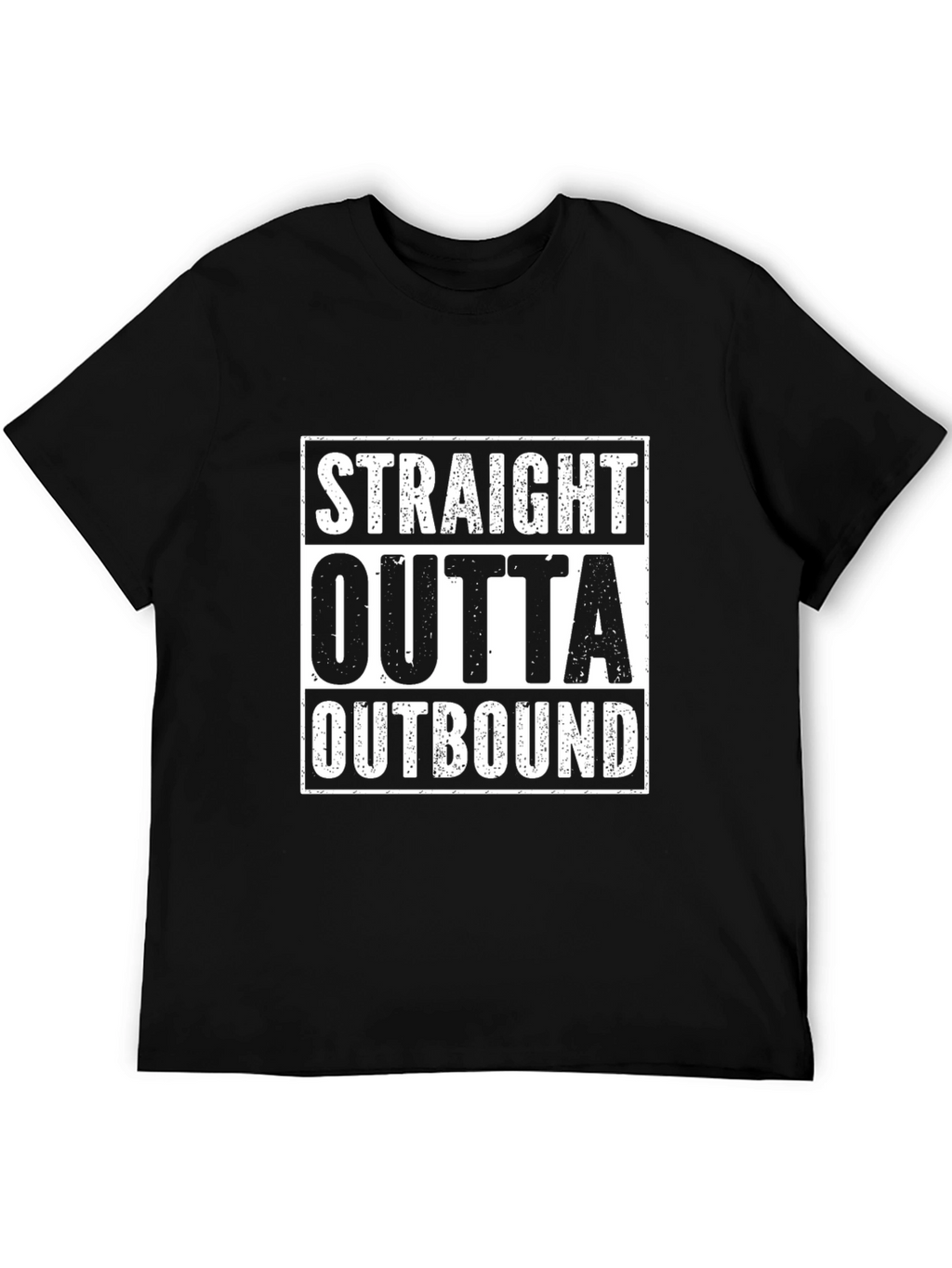 Straight Outta Outbound Black T-Shirt