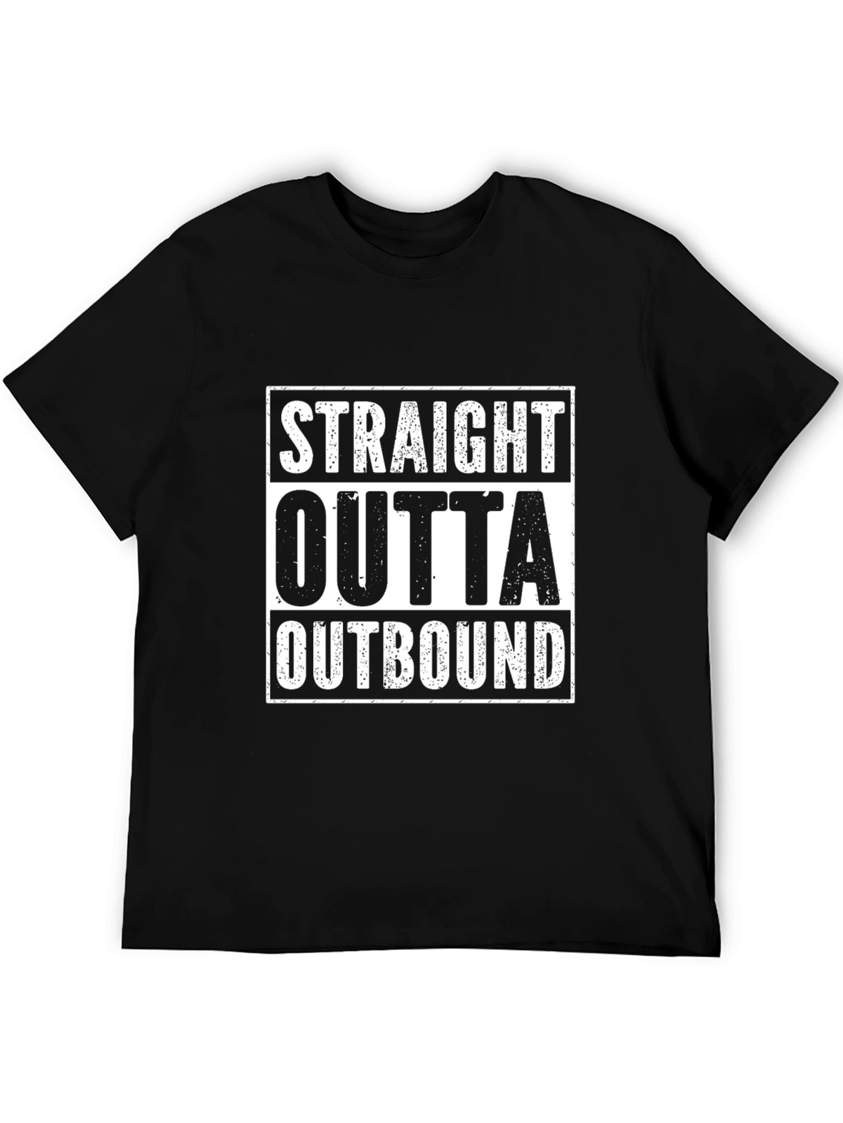 Straight Outta Outbound Black T-Shirt