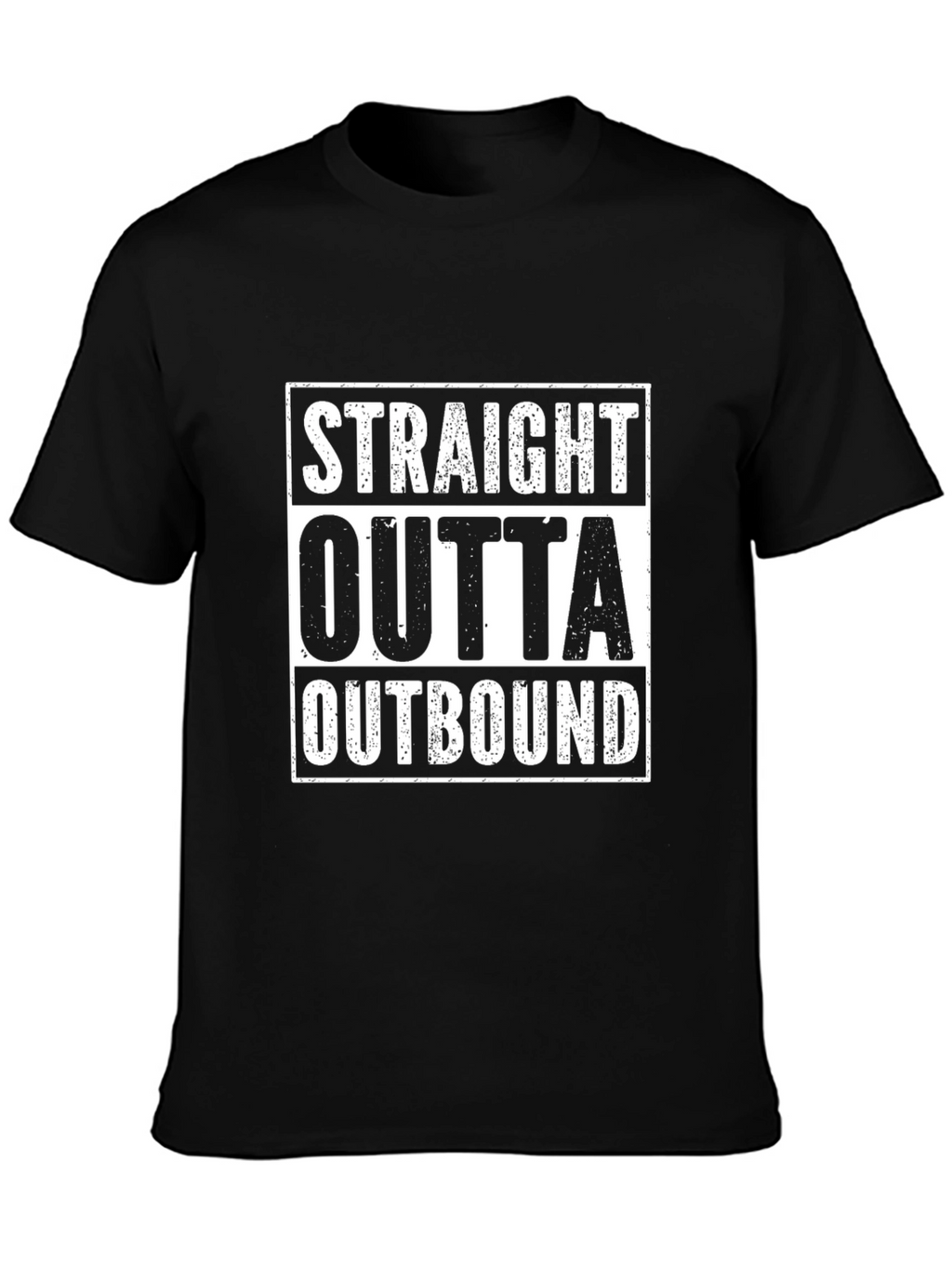 Straight Outta Outbound Black T-Shirt