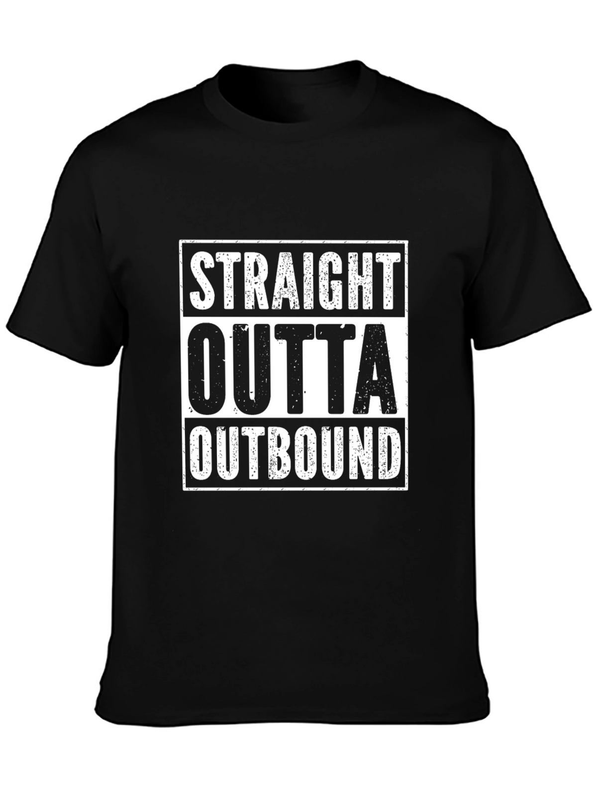 Straight Outta Outbound Black T-Shirt