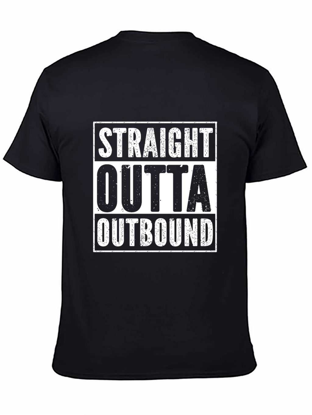 Straight Outta Outbound Black T-Shirt