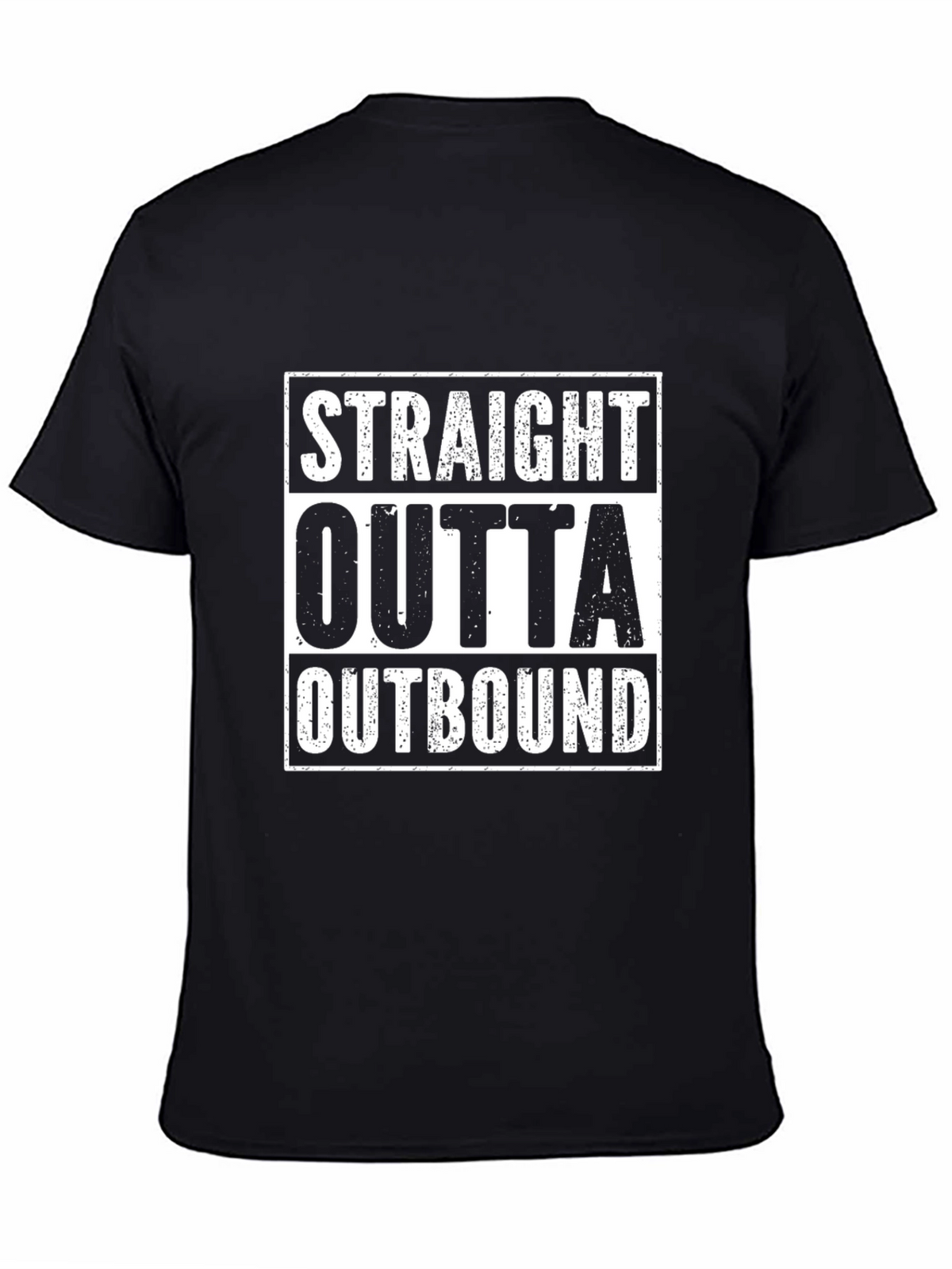 Straight Outta Outbound Black T-Shirt
