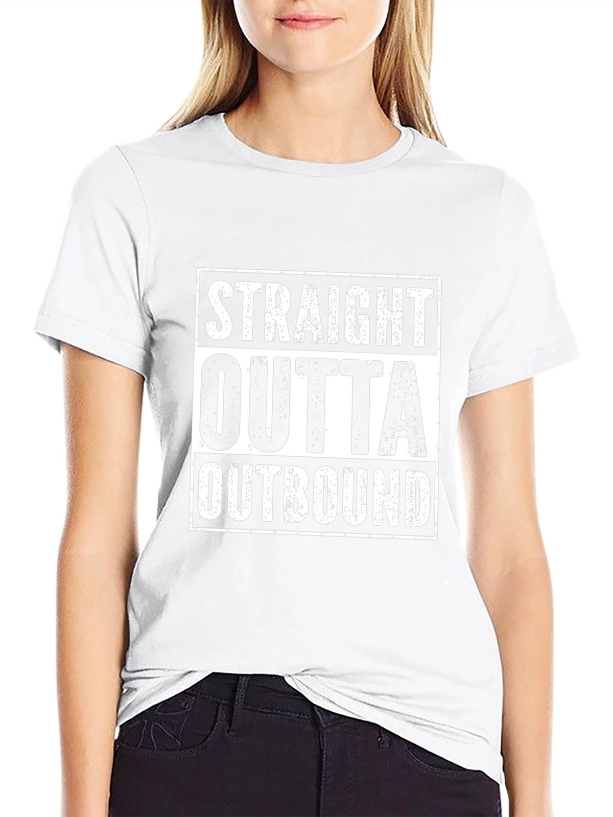 Straight Outta Outbound Black T-Shirt