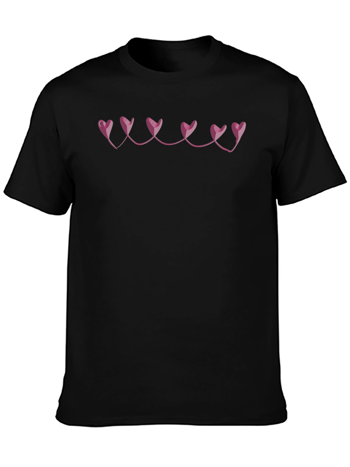 Heart String Graphic Tee - Casual Style