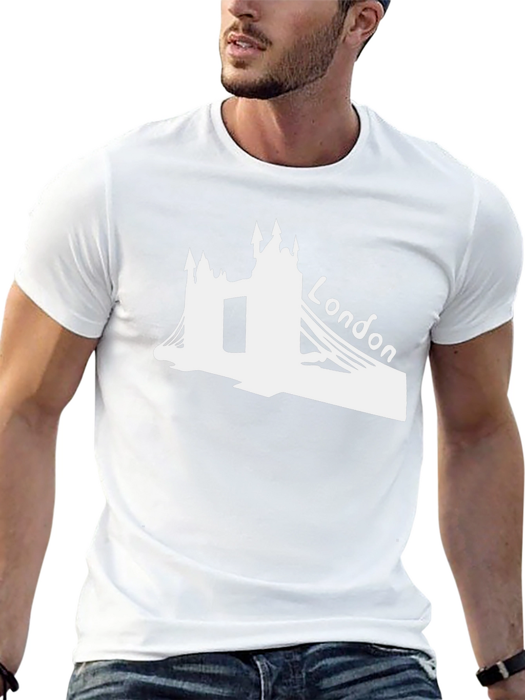 London Bridge Graphic T-Shirt - Black