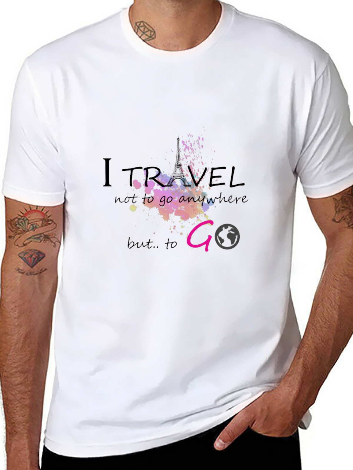 I Travel to Go Graphic Tee