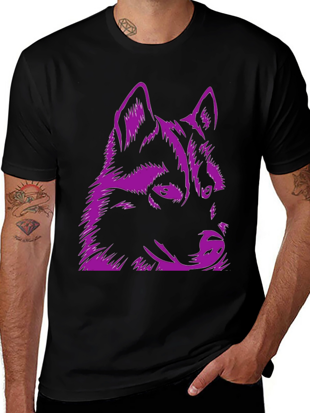 Wolf Graphic Tee - Modern Fit
