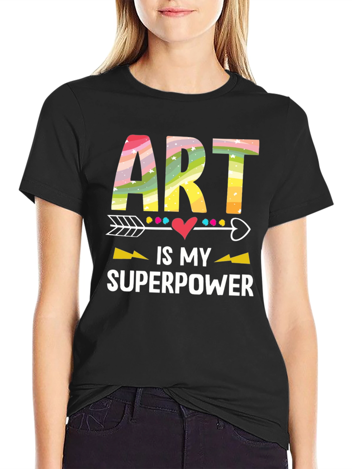 Art is My Superpower Graphic Tee