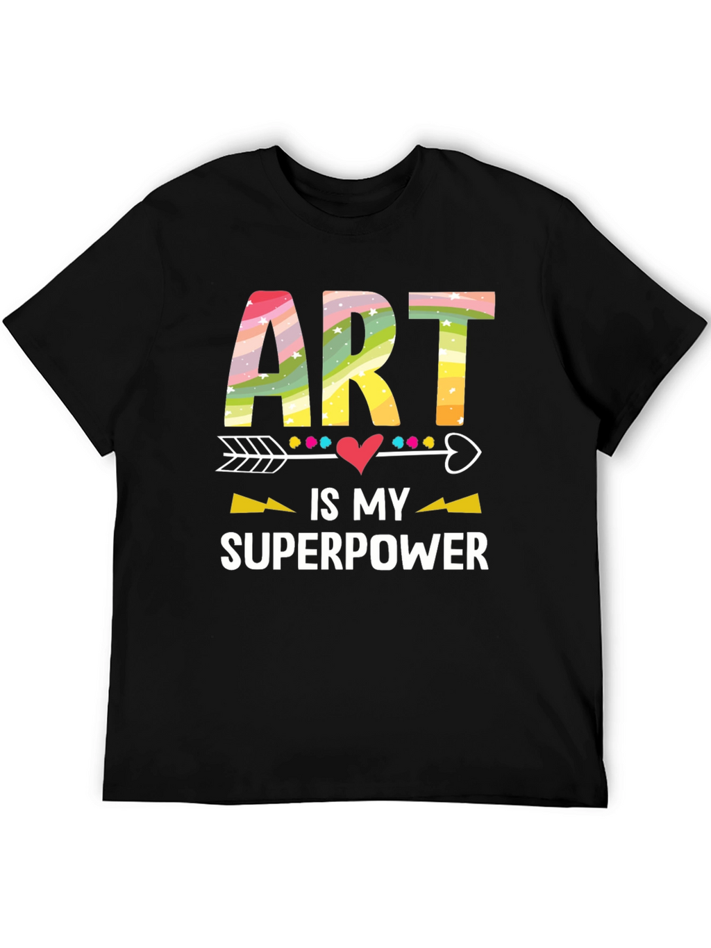 Art is My Superpower Graphic Tee