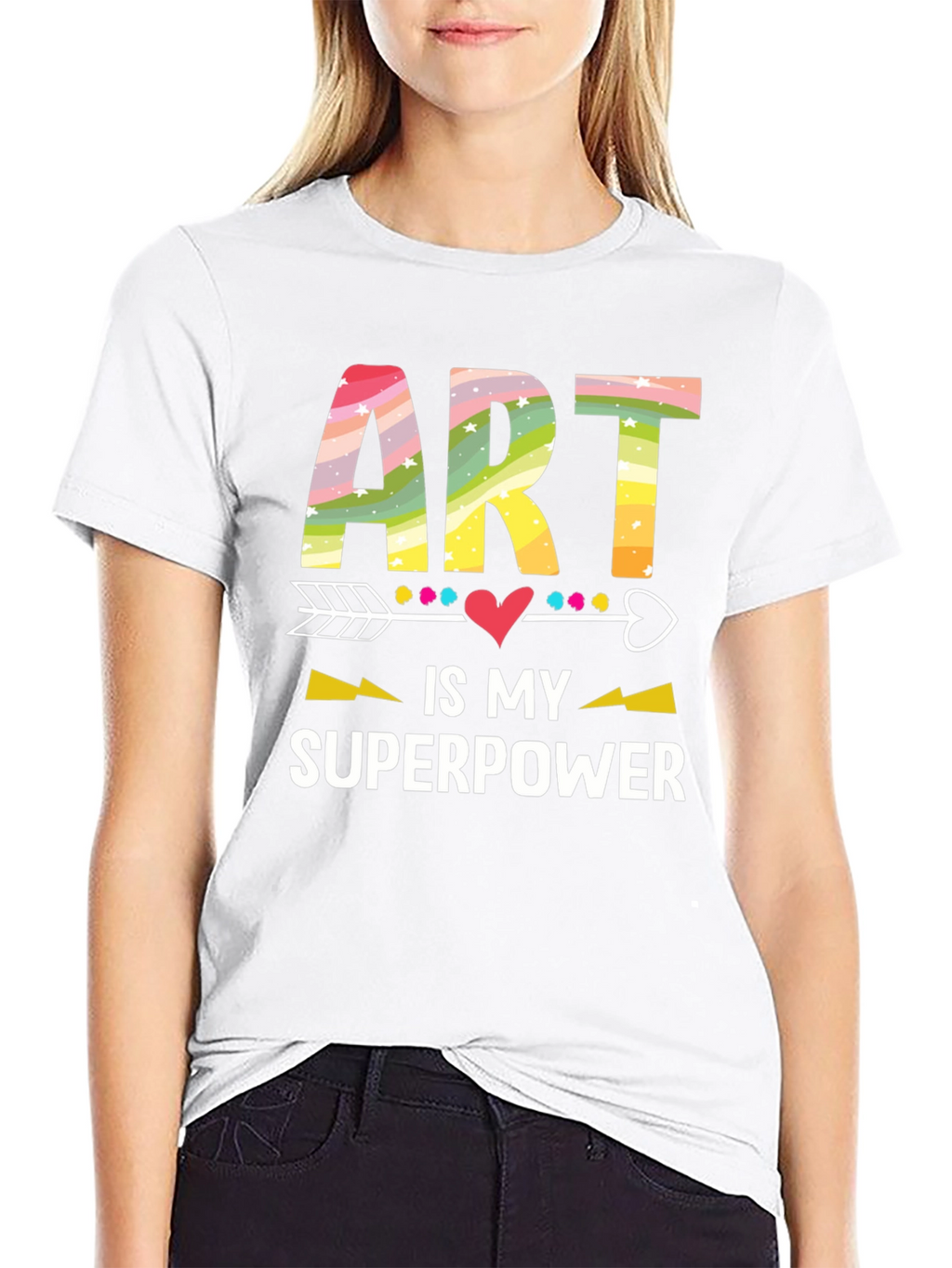 Art is My Superpower Graphic Tee