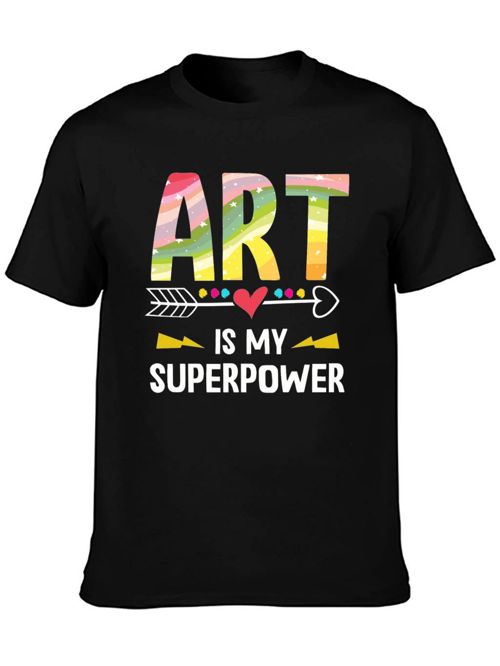 Art is My Superpower Graphic Tee