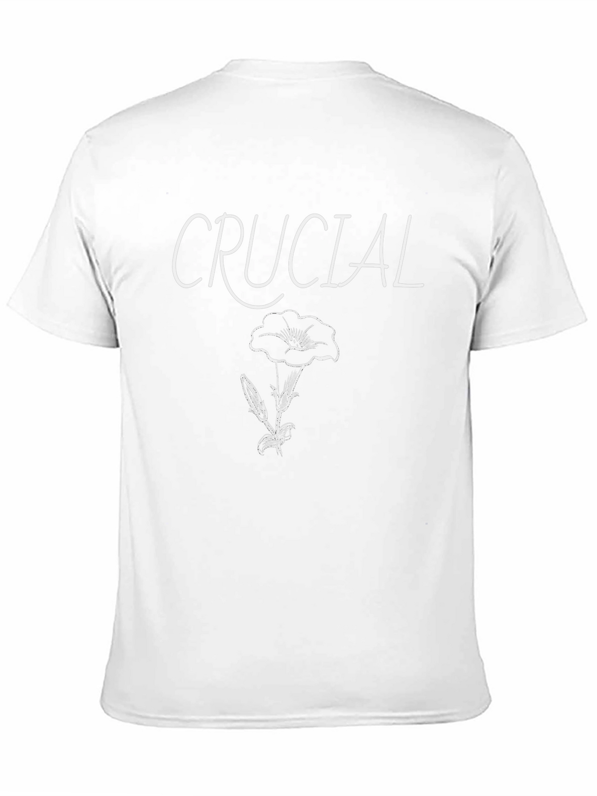 Crucial Floral Graphic Tee - Black