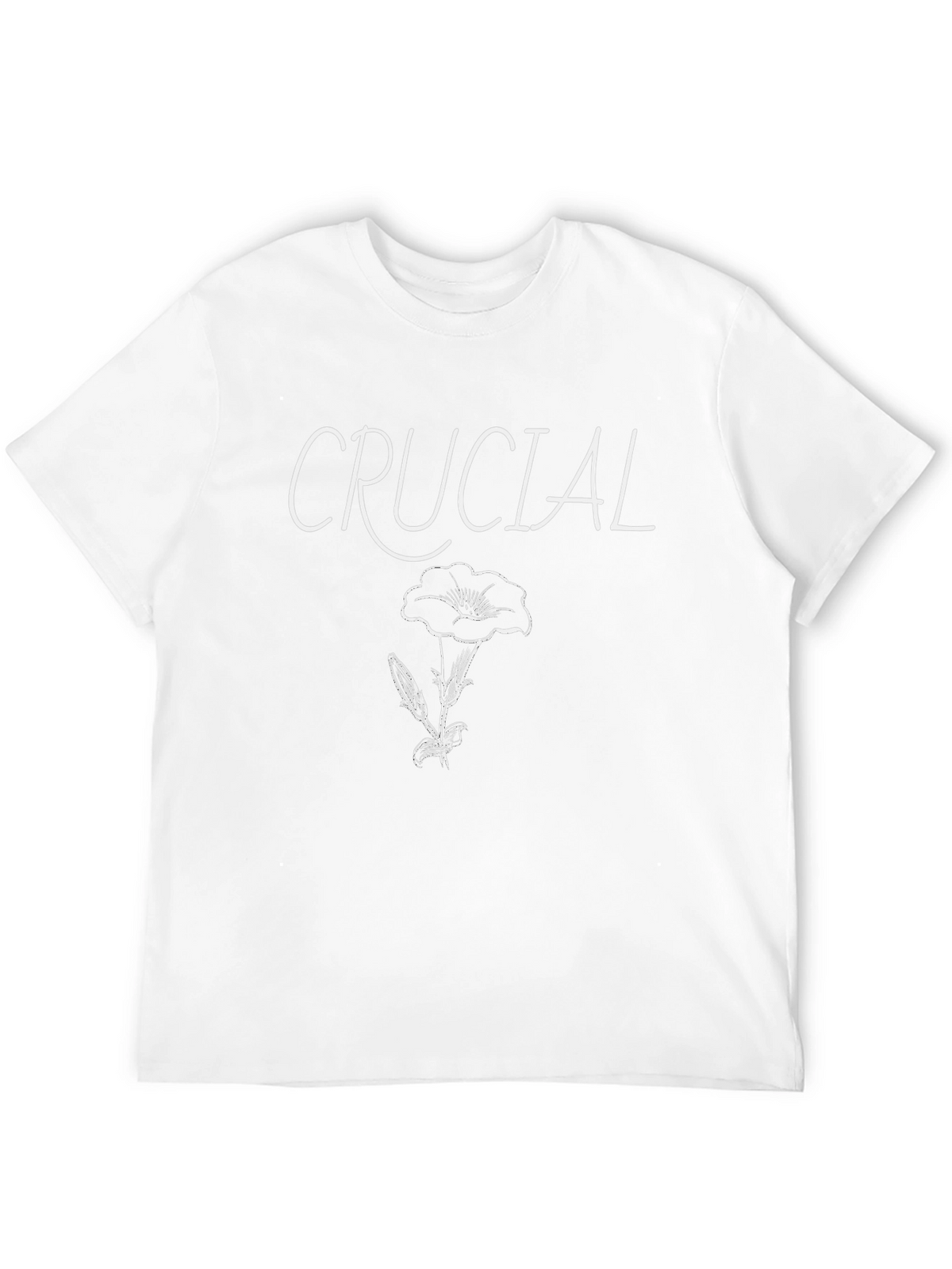 Crucial Floral Graphic Tee - Black