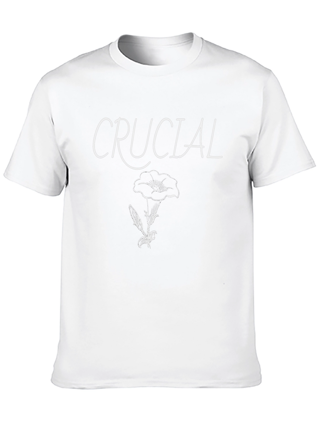 Crucial Floral Graphic Tee - Black