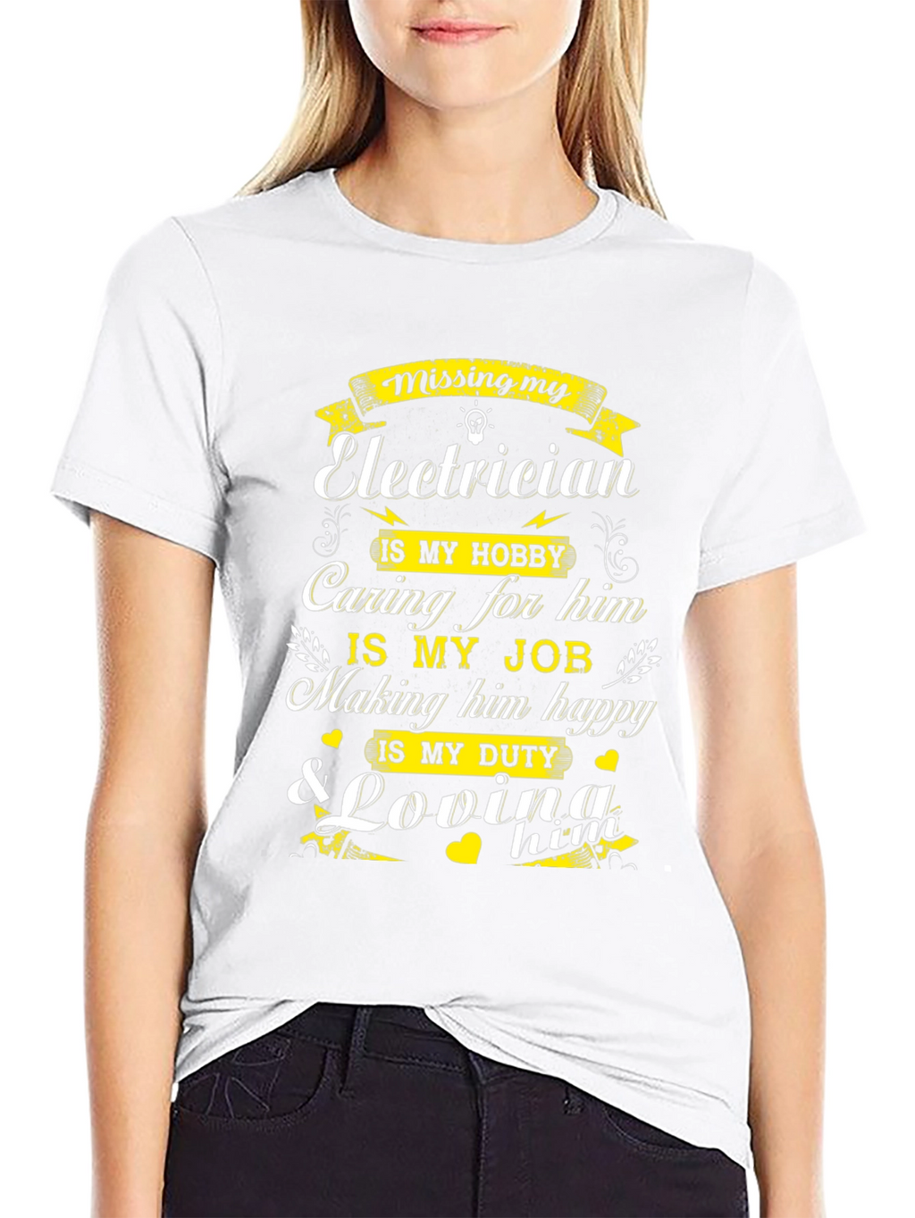 Missing My Electrician Graphic T-Shirt