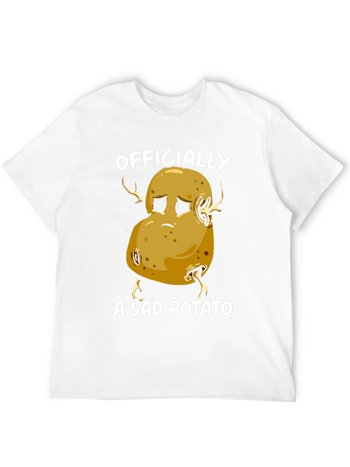 Sad Potato Graphic T-Shirt - Funny Unisex Tee