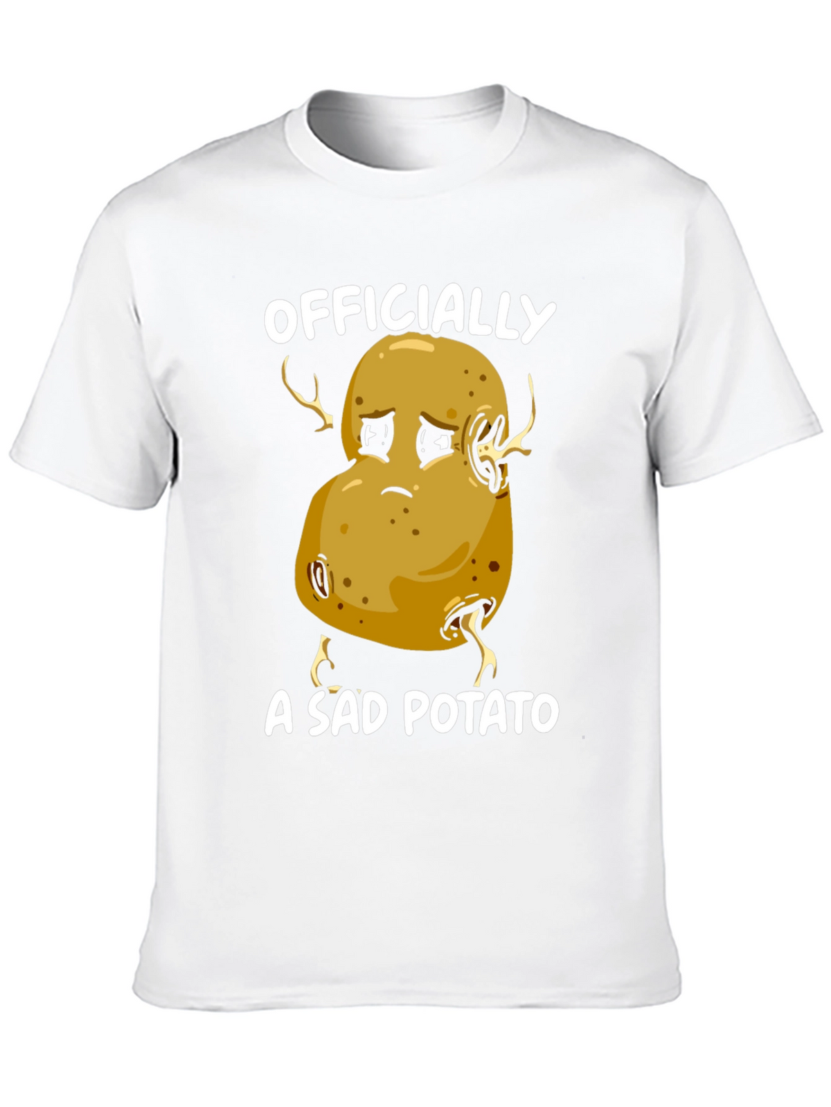 Sad Potato Graphic T-Shirt - Funny Unisex Tee