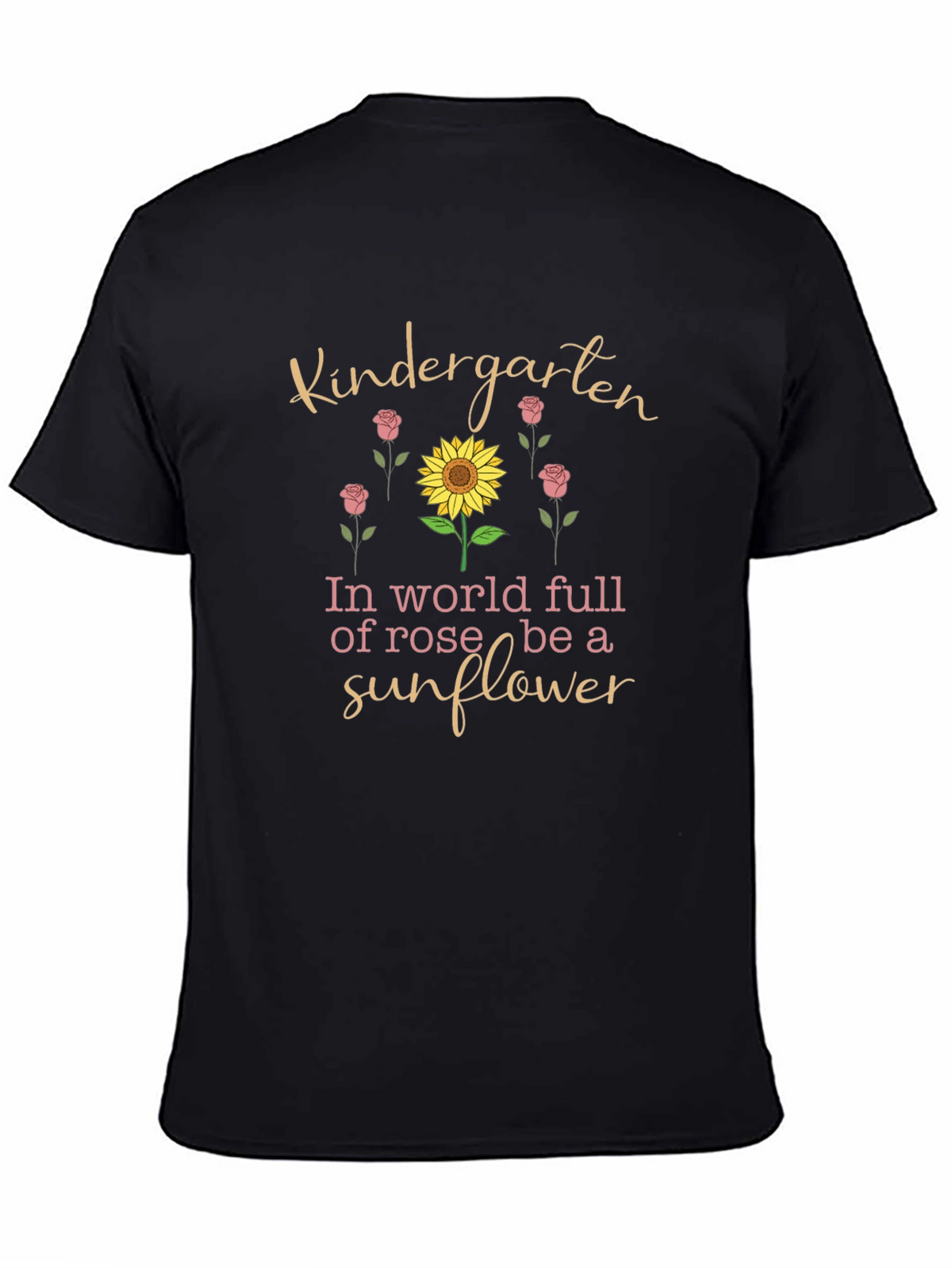 Kindergarten Sunflower Graphic Tee