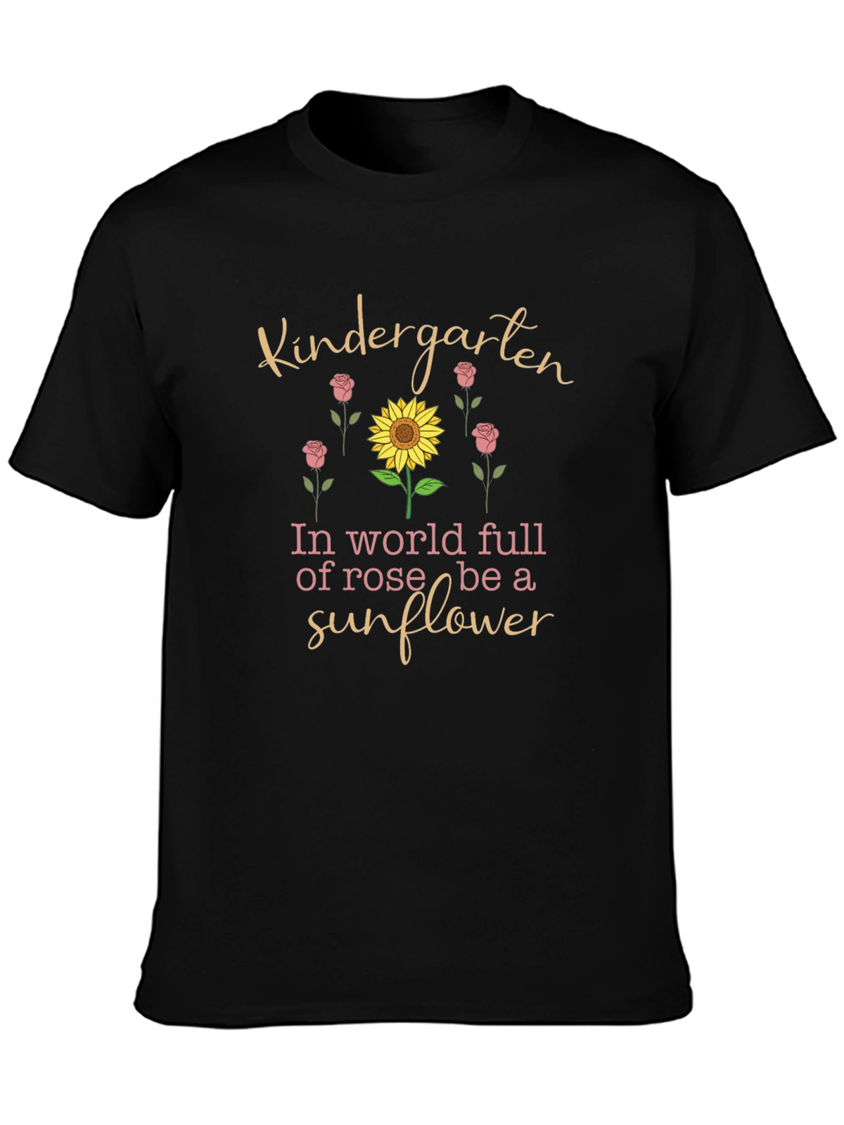 Kindergarten Sunflower Graphic Tee