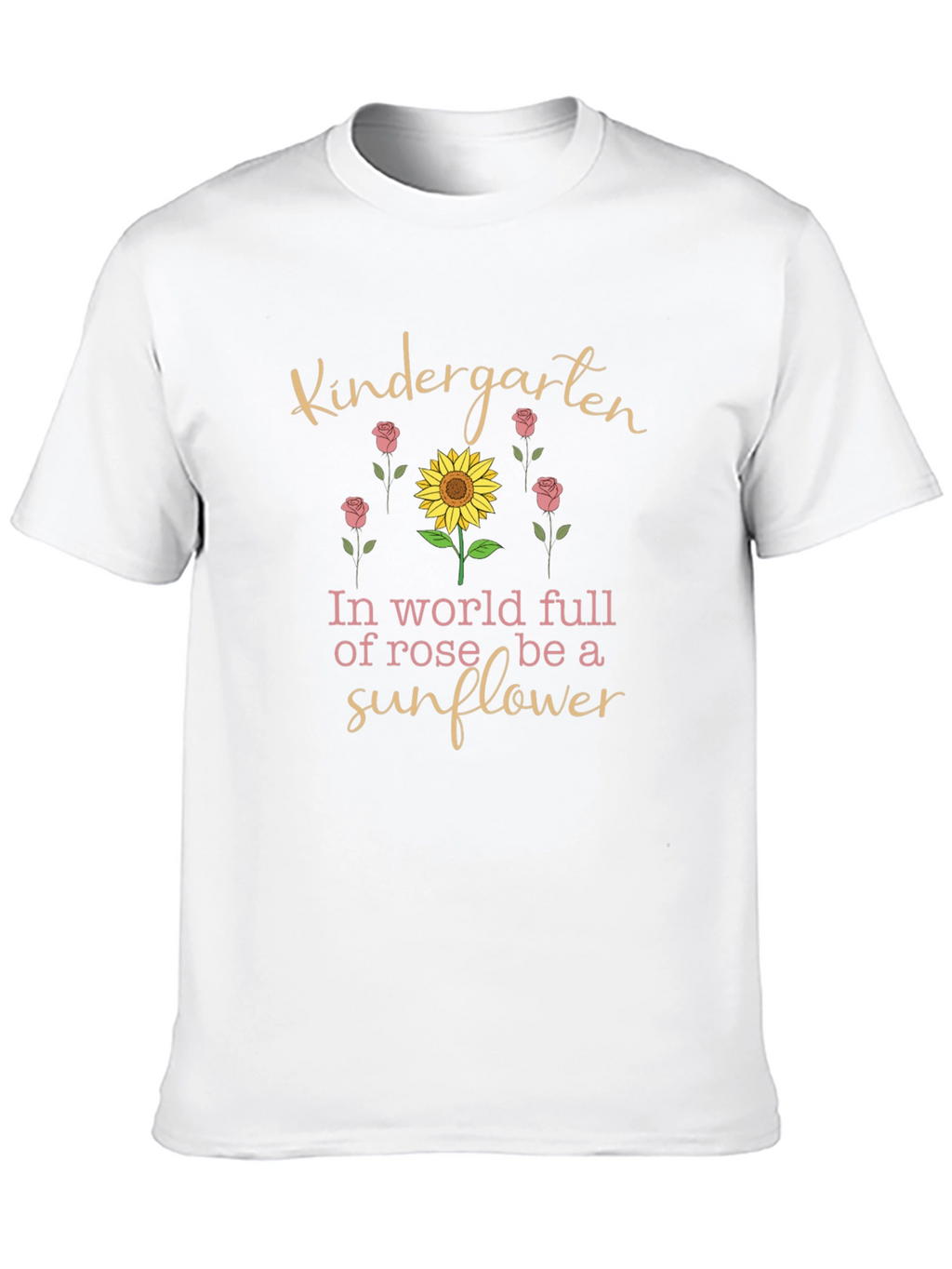 Kindergarten Sunflower Graphic Tee