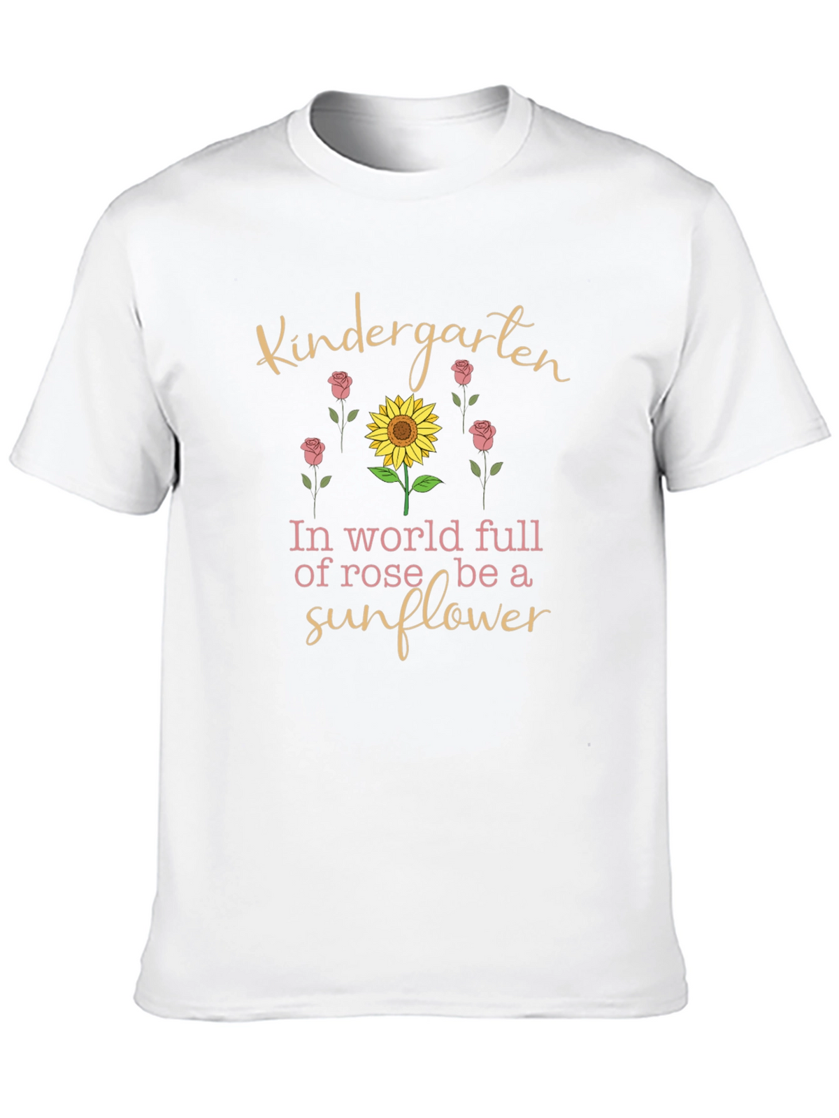 Kindergarten Sunflower Graphic Tee