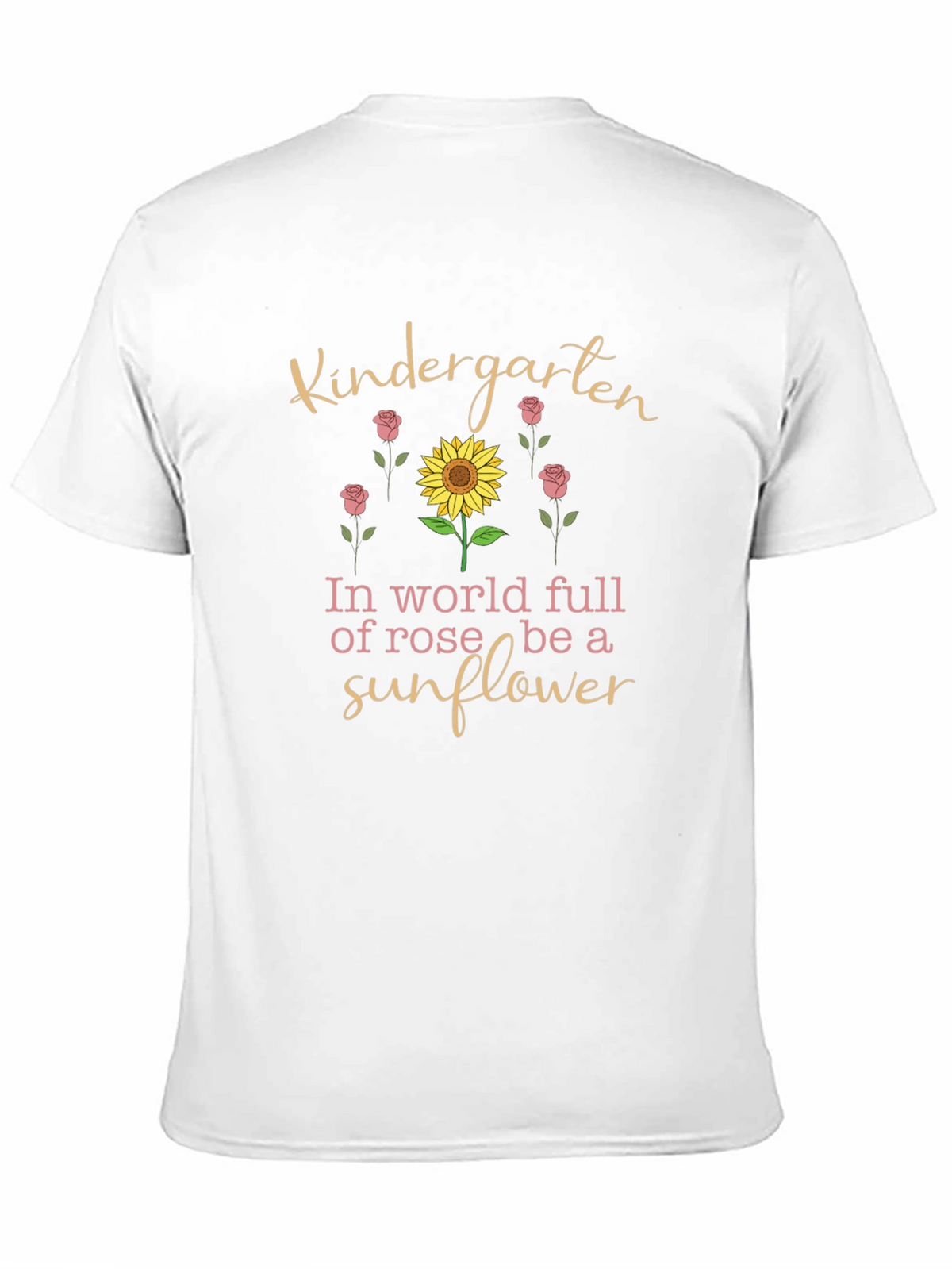 Kindergarten Sunflower Graphic Tee
