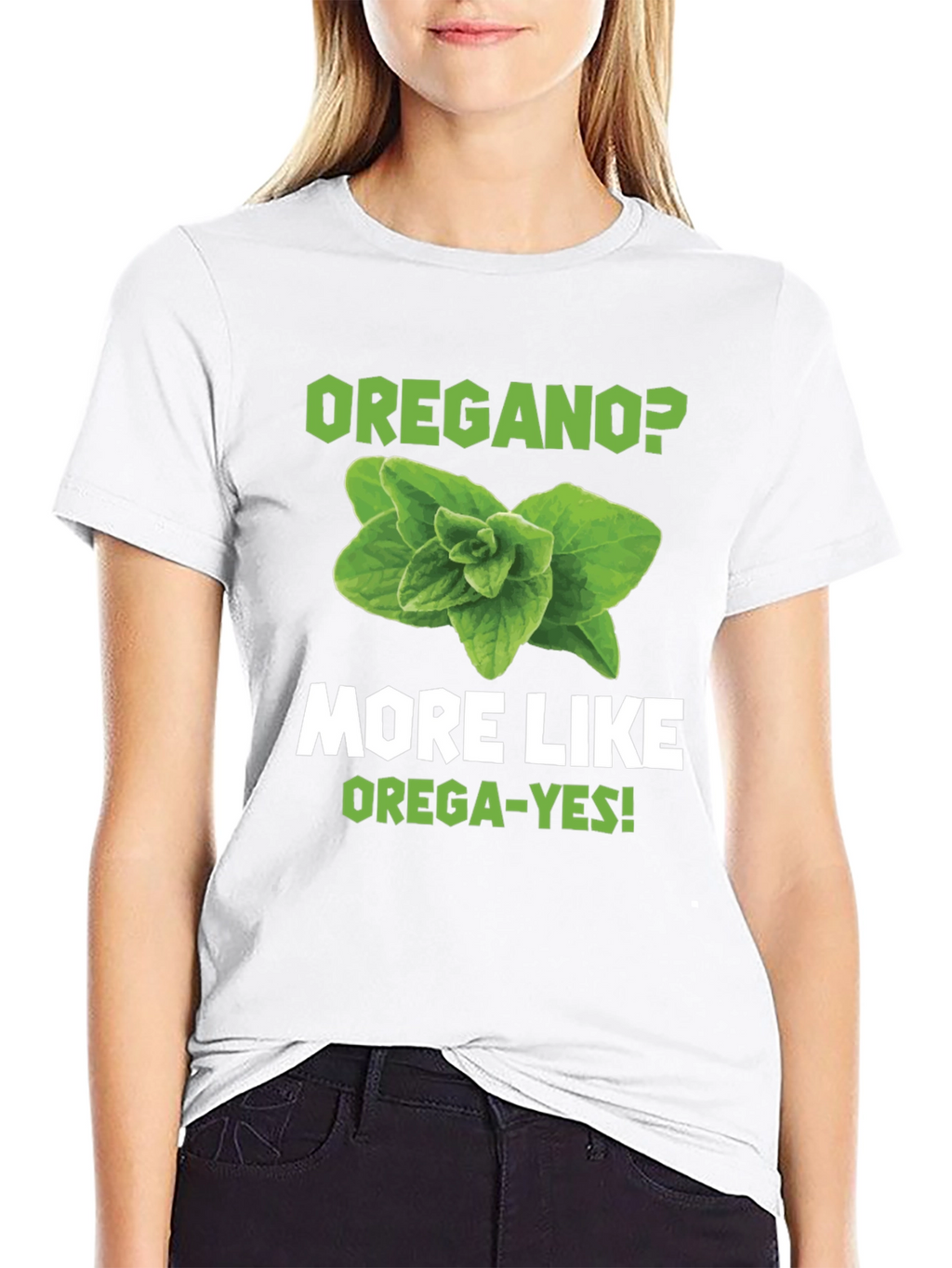 Oregano Pun Graphic T-Shirt - OREGA-YES!