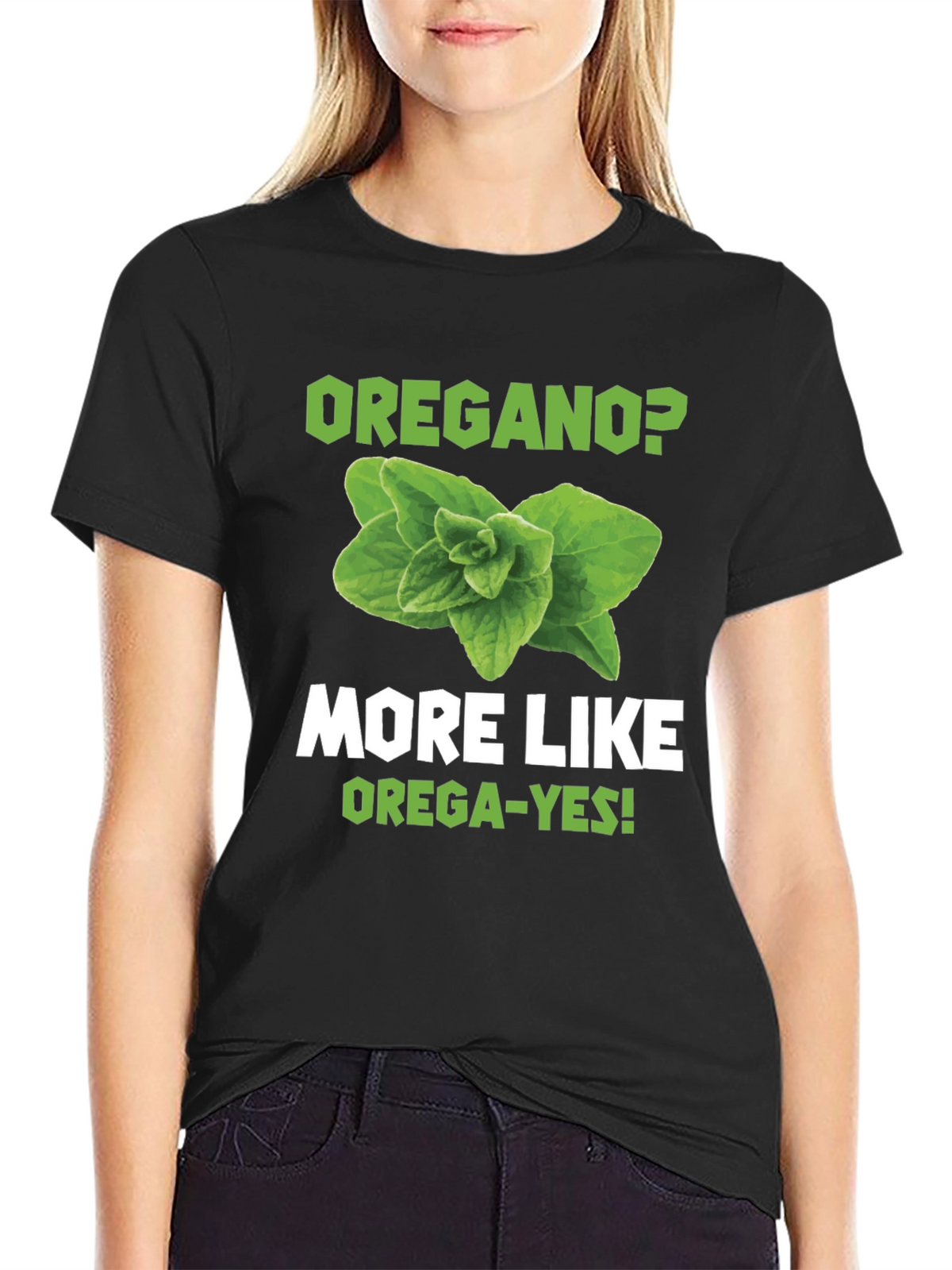 Oregano Pun Graphic T-Shirt - OREGA-YES!