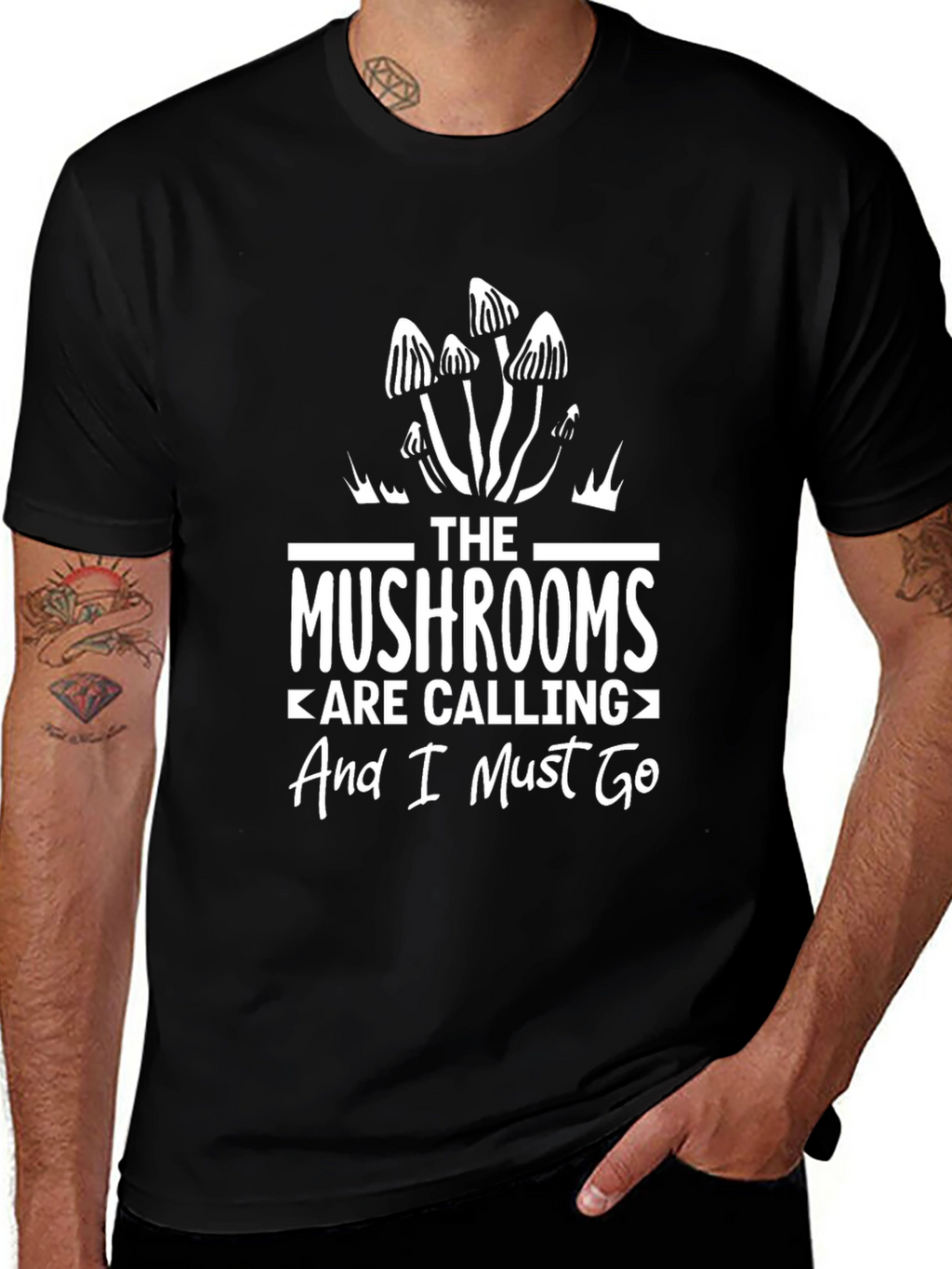 Mushroom Lover T-Shirt - The Mushrooms Are Calling