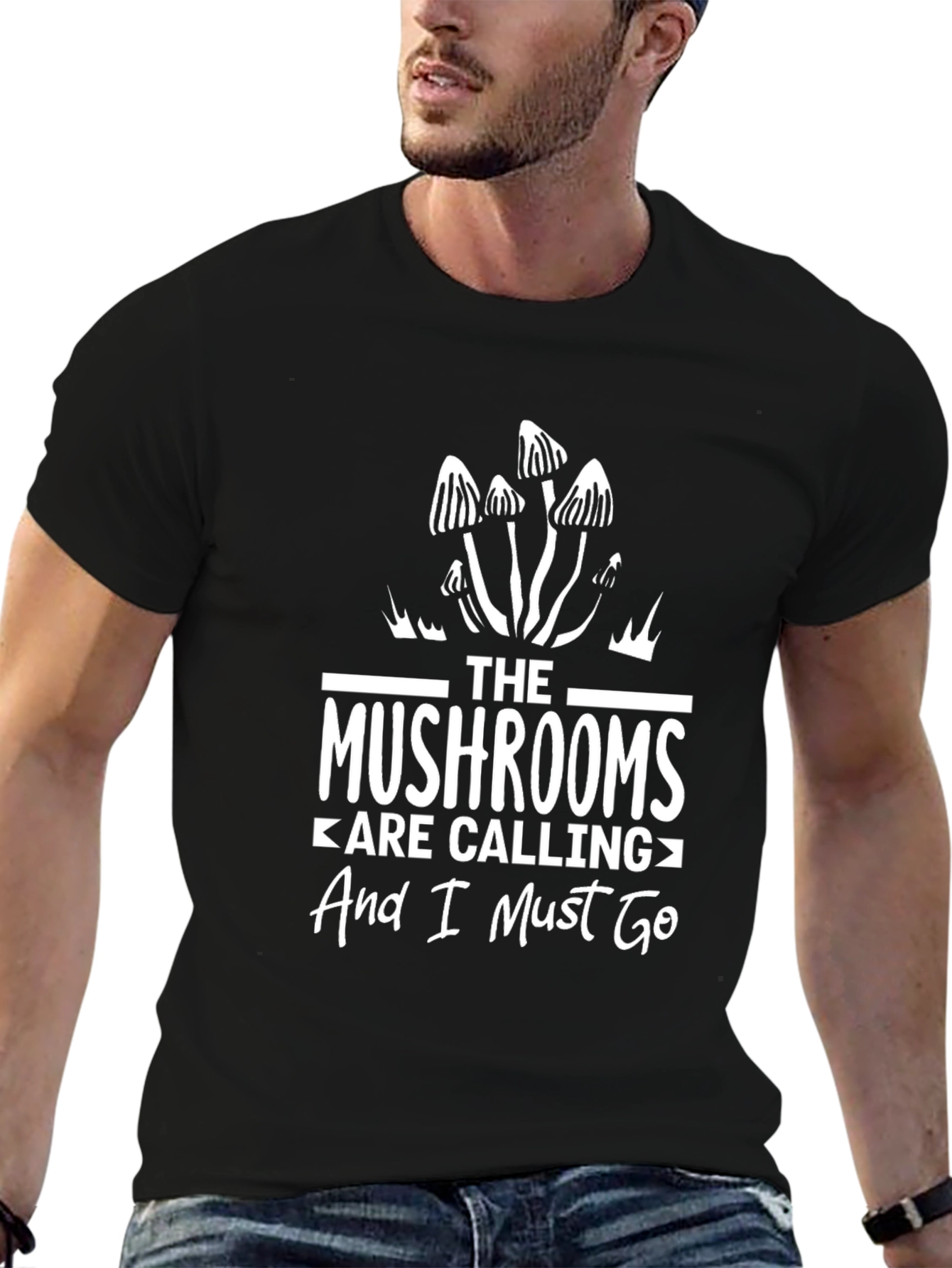 Mushroom Lover T-Shirt - The Mushrooms Are Calling