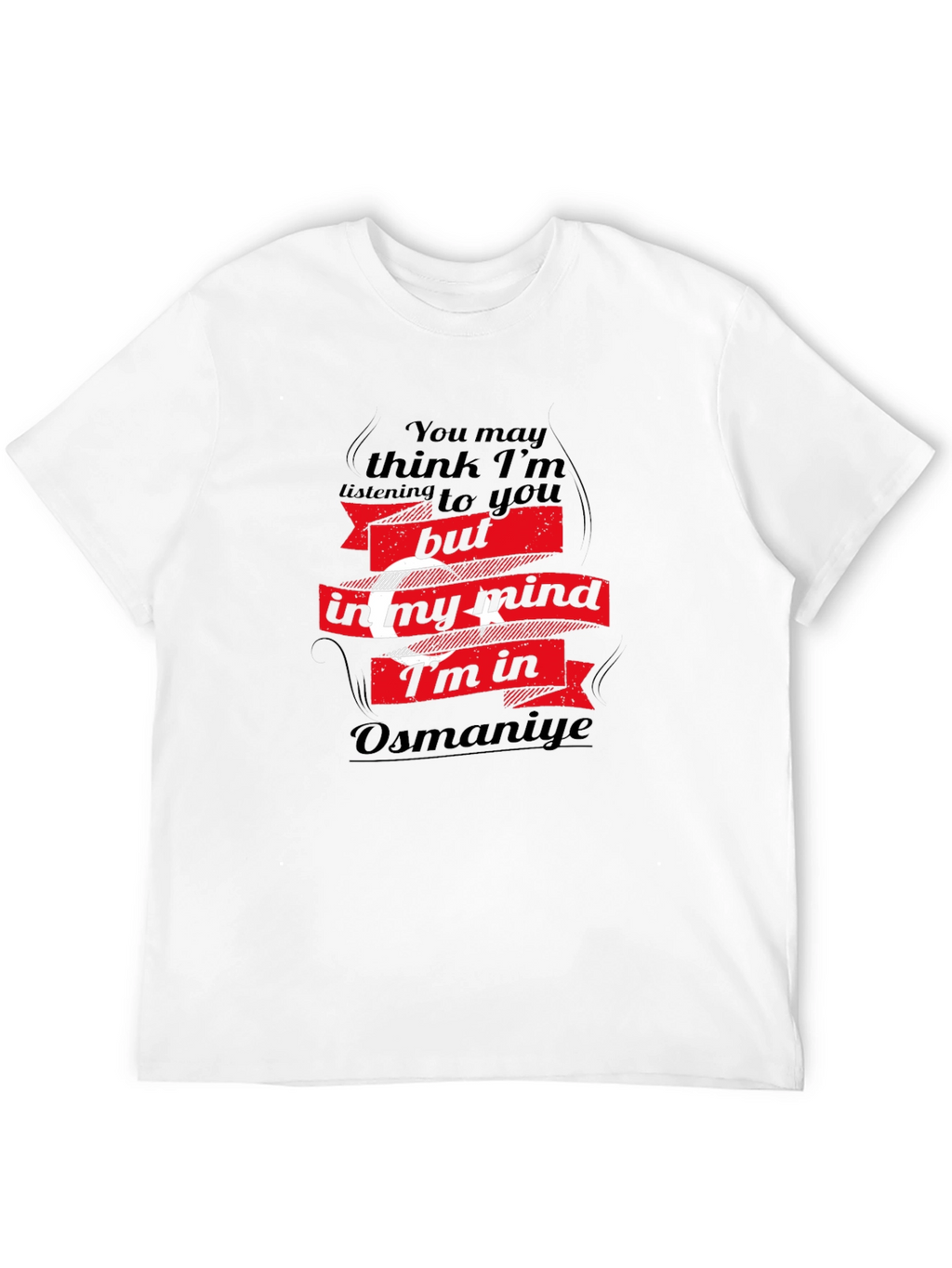 Osmaniye Mind T-Shirt - Black Cotton Tee