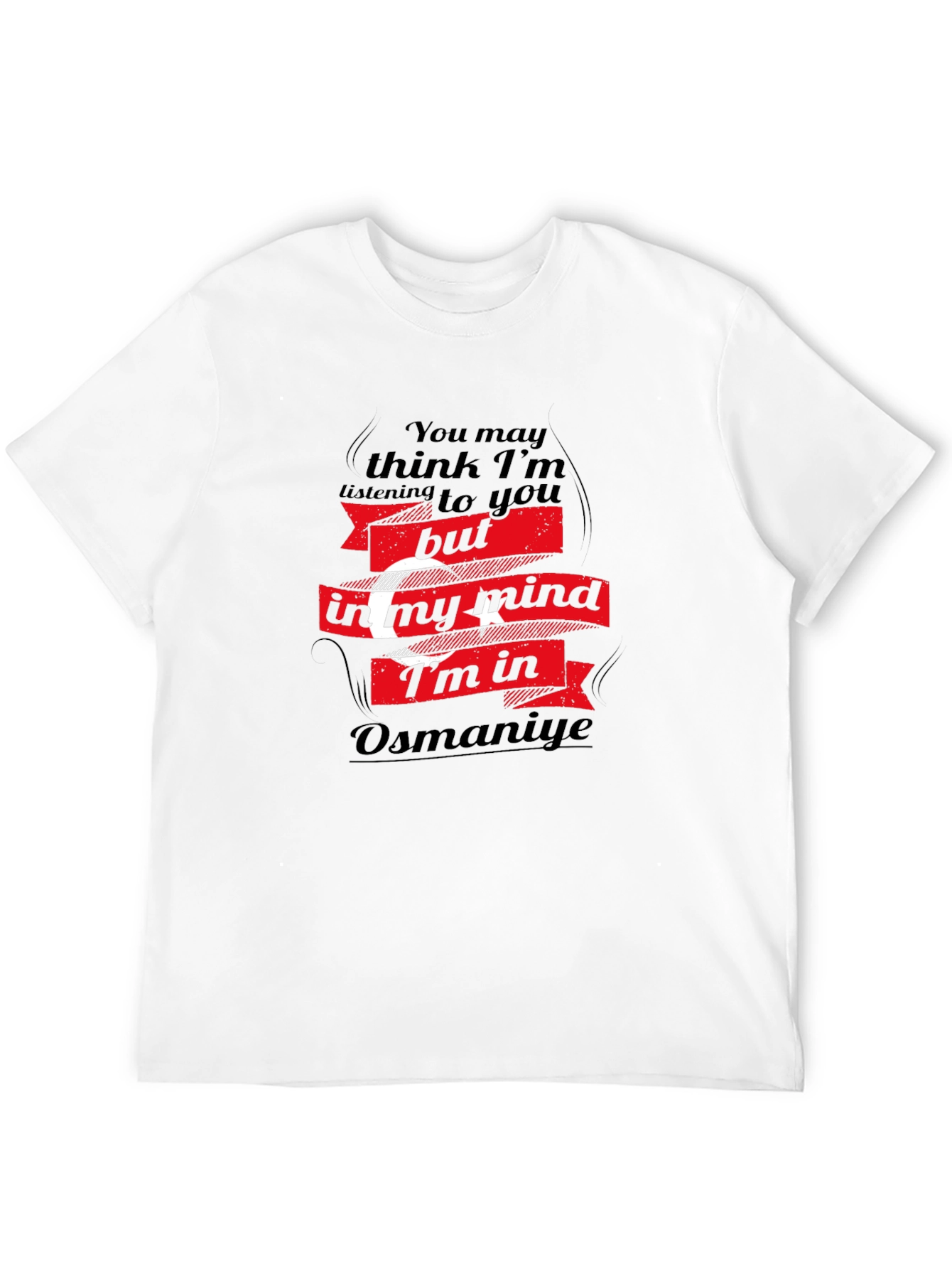 Osmaniye Mind T-Shirt - Black Cotton Tee