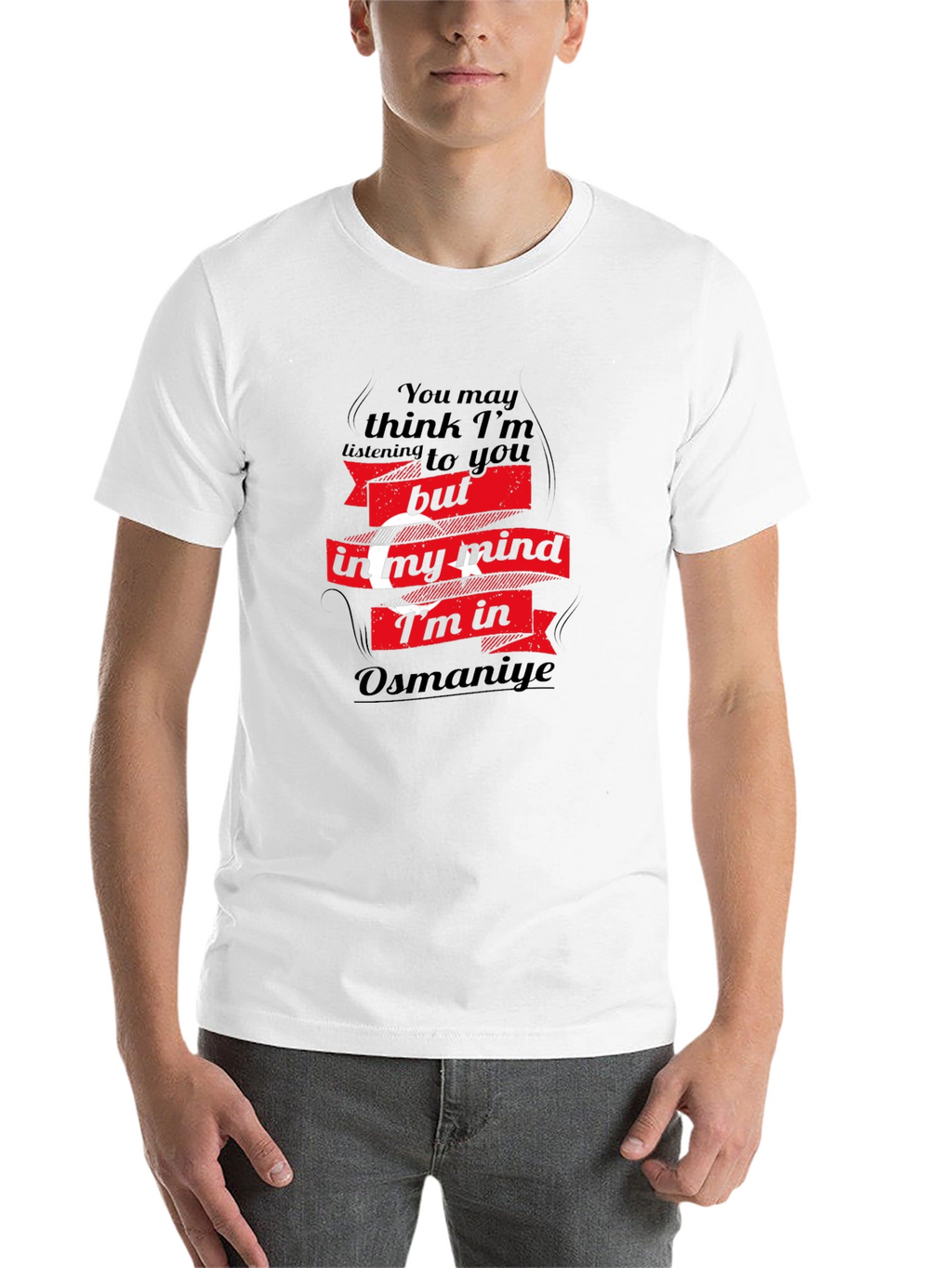 Osmaniye Mind T-Shirt - Black Cotton Tee