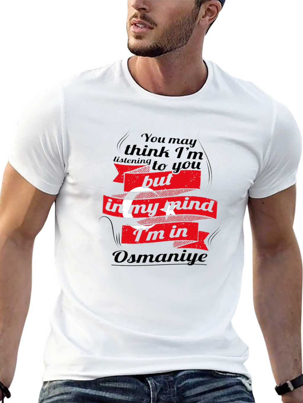 Osmaniye Mind T-Shirt - Black Cotton Tee