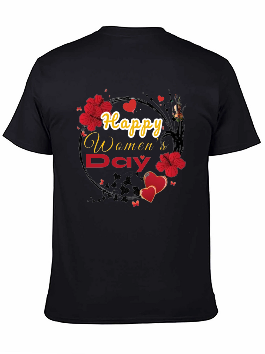 Happy Womens Day Floral T-Shirt