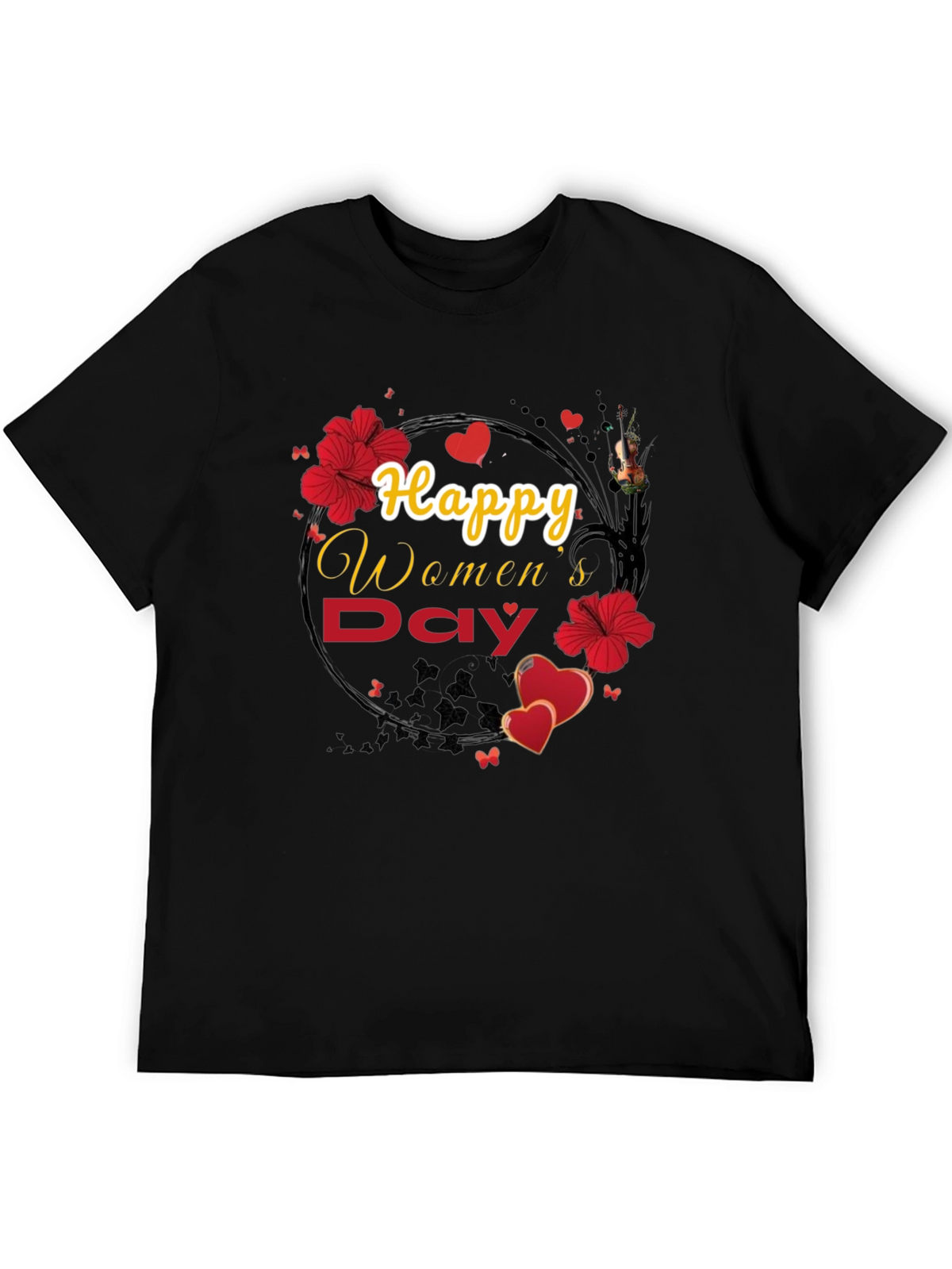 Happy Womens Day Floral T-Shirt