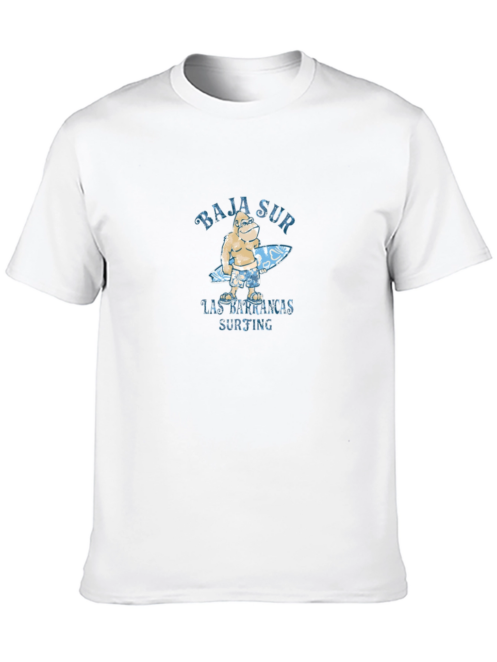 Baja Sur Surfing Graphic T-Shirt