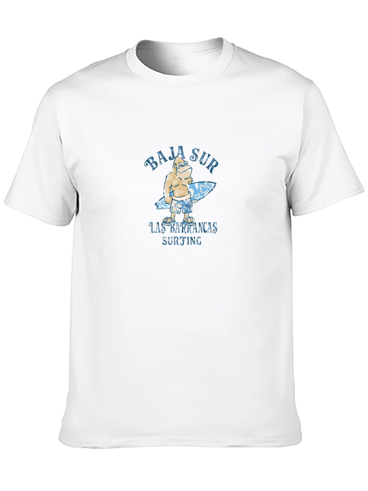 Baja Sur Surfing Graphic T-Shirt