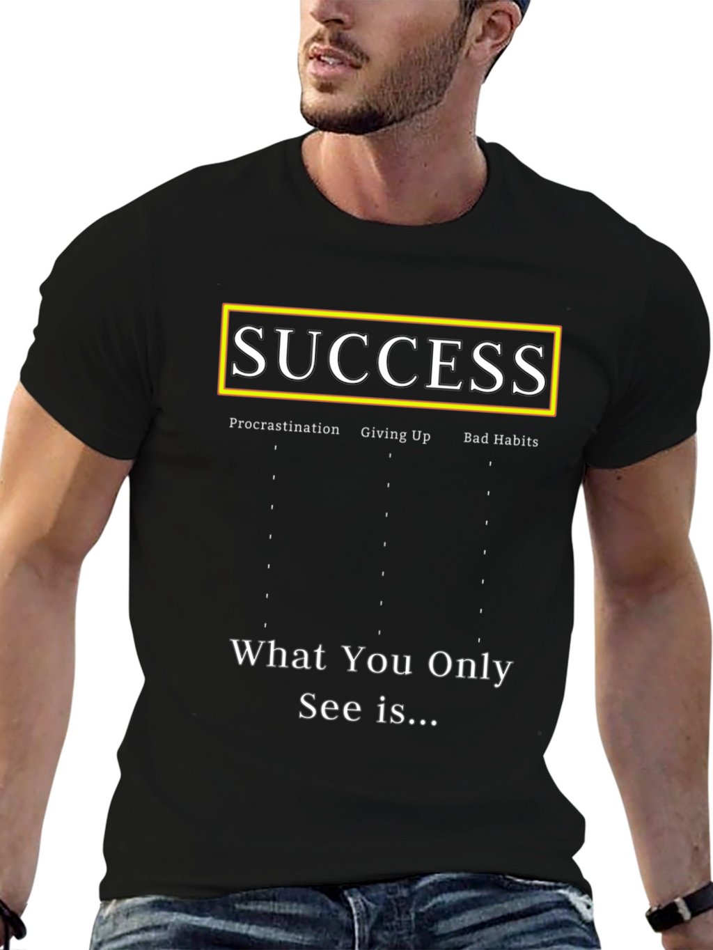 Success T-Shirt - Procrastination Giving Up Bad Habits