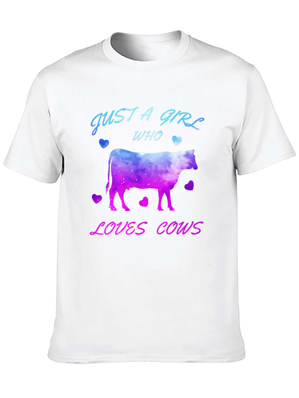 Just A Girl Who Loves Cows T-Shirt