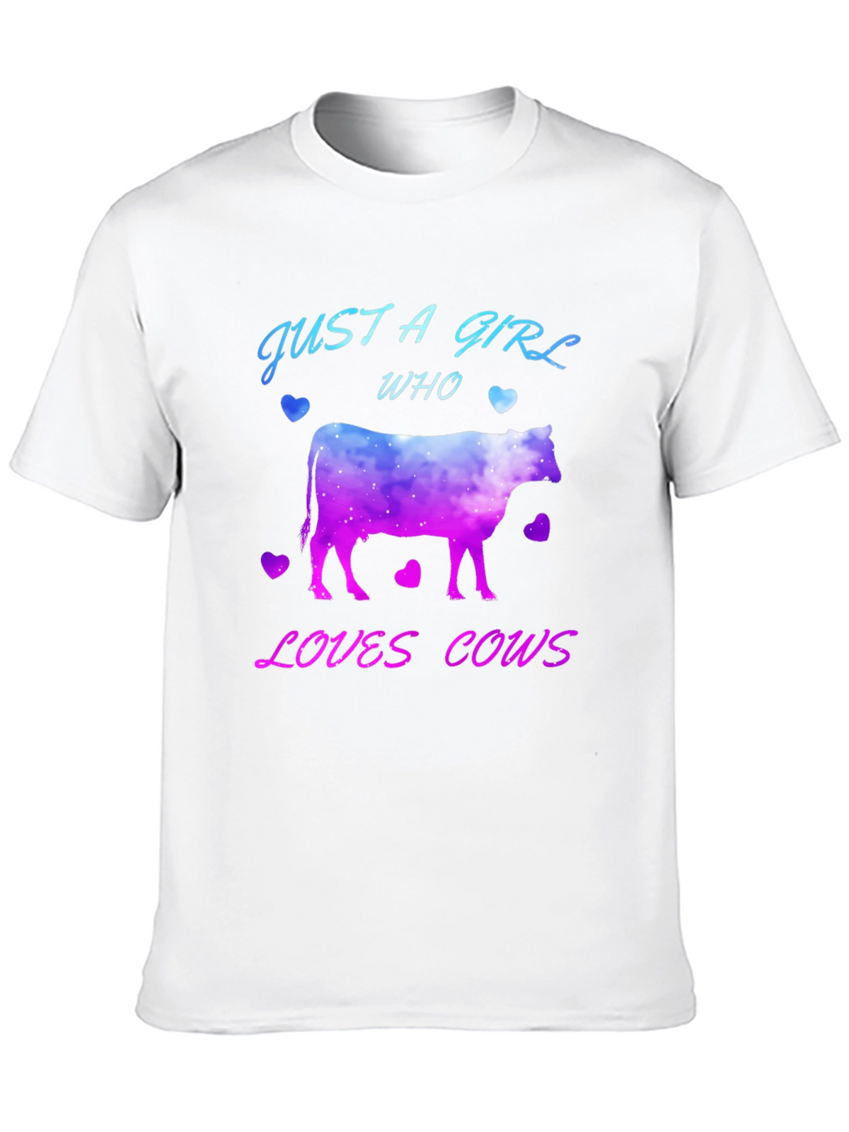 Just A Girl Who Loves Cows T-Shirt