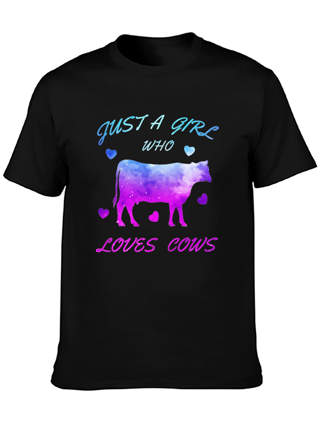 Just A Girl Who Loves Cows T-Shirt
