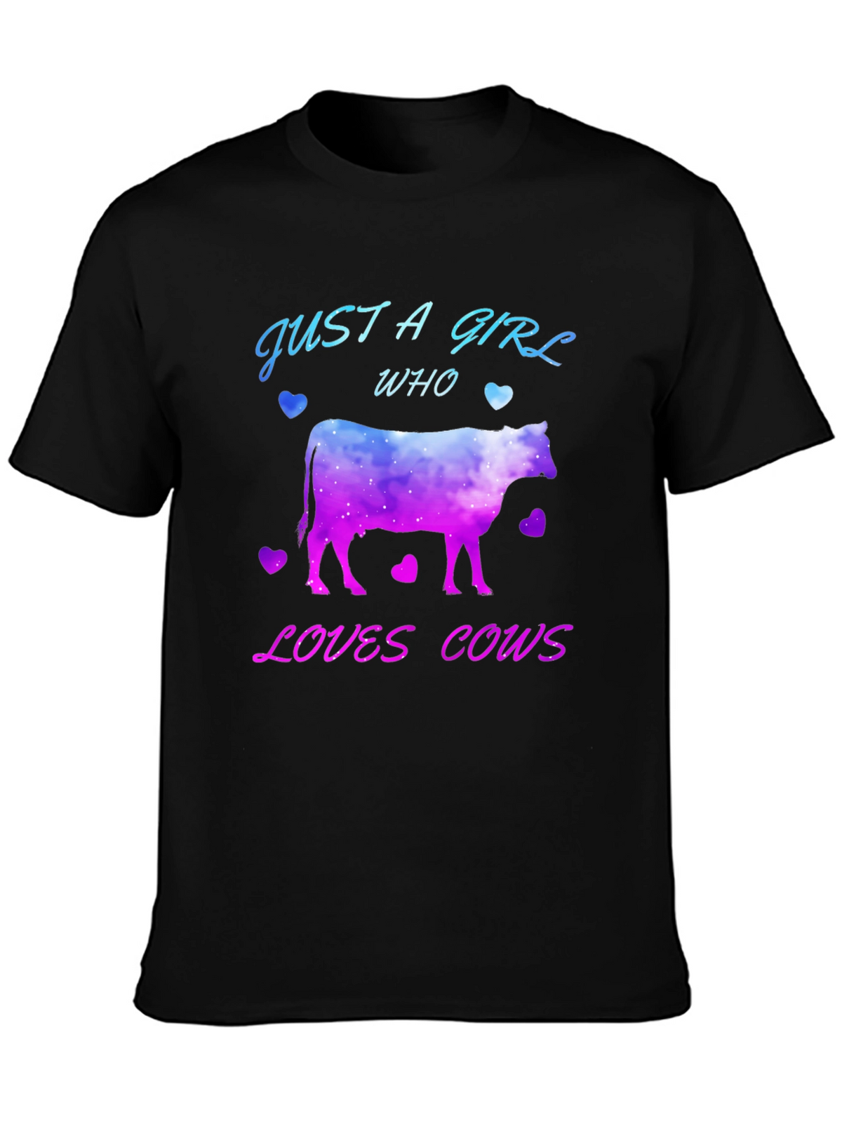 Just A Girl Who Loves Cows T-Shirt