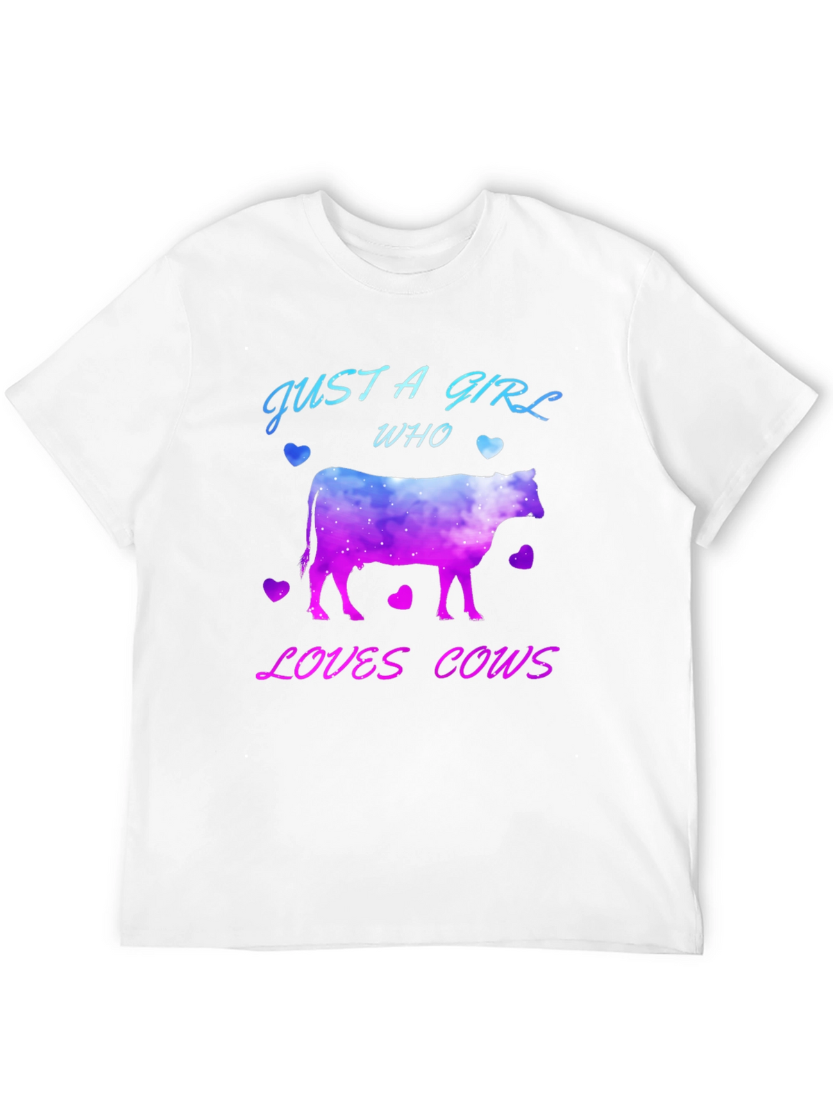 Just A Girl Who Loves Cows T-Shirt